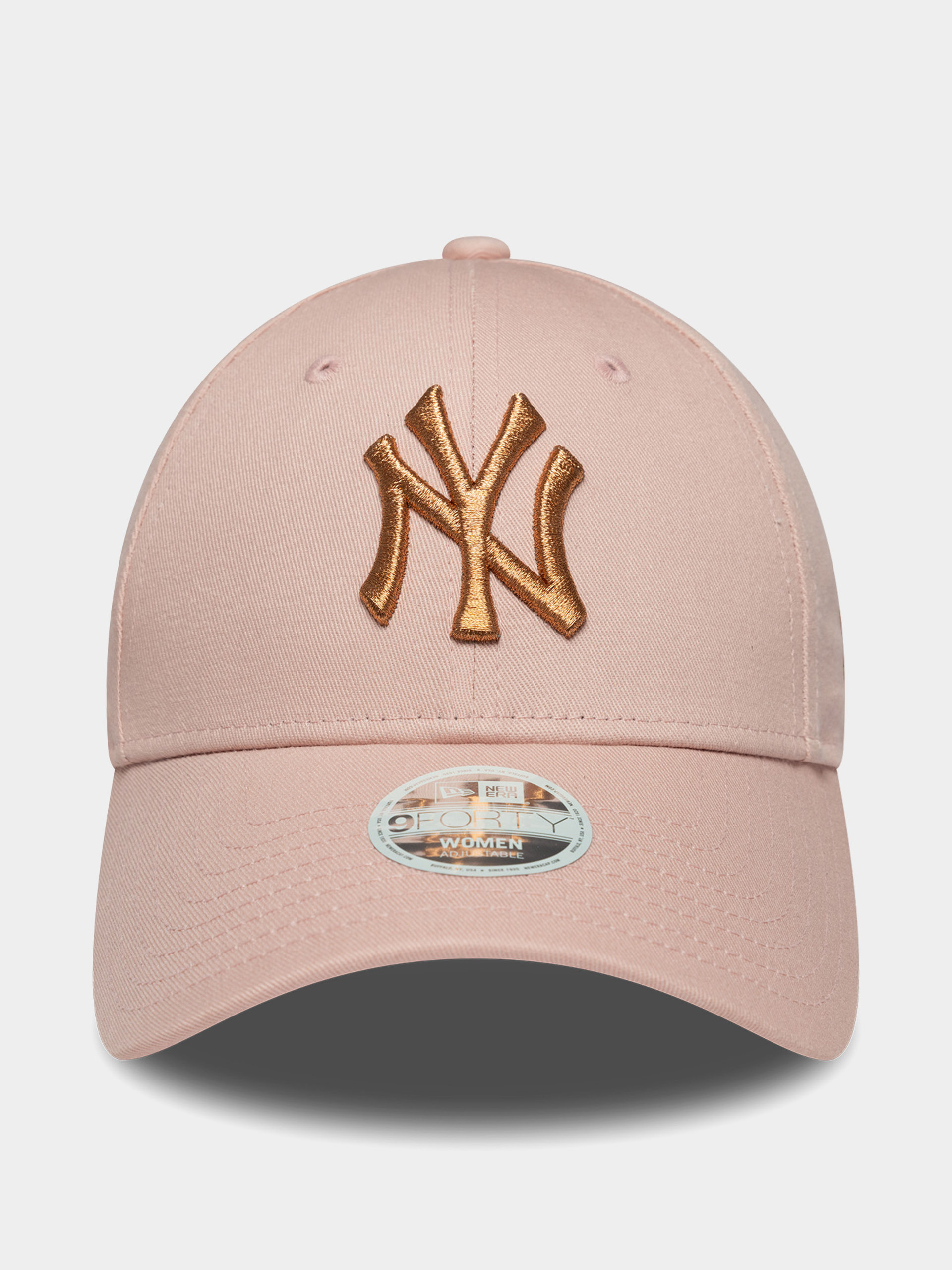 Czapka z daszkiem New Era Metallic Logo 9Forty New York Yankees Wmn (pink)