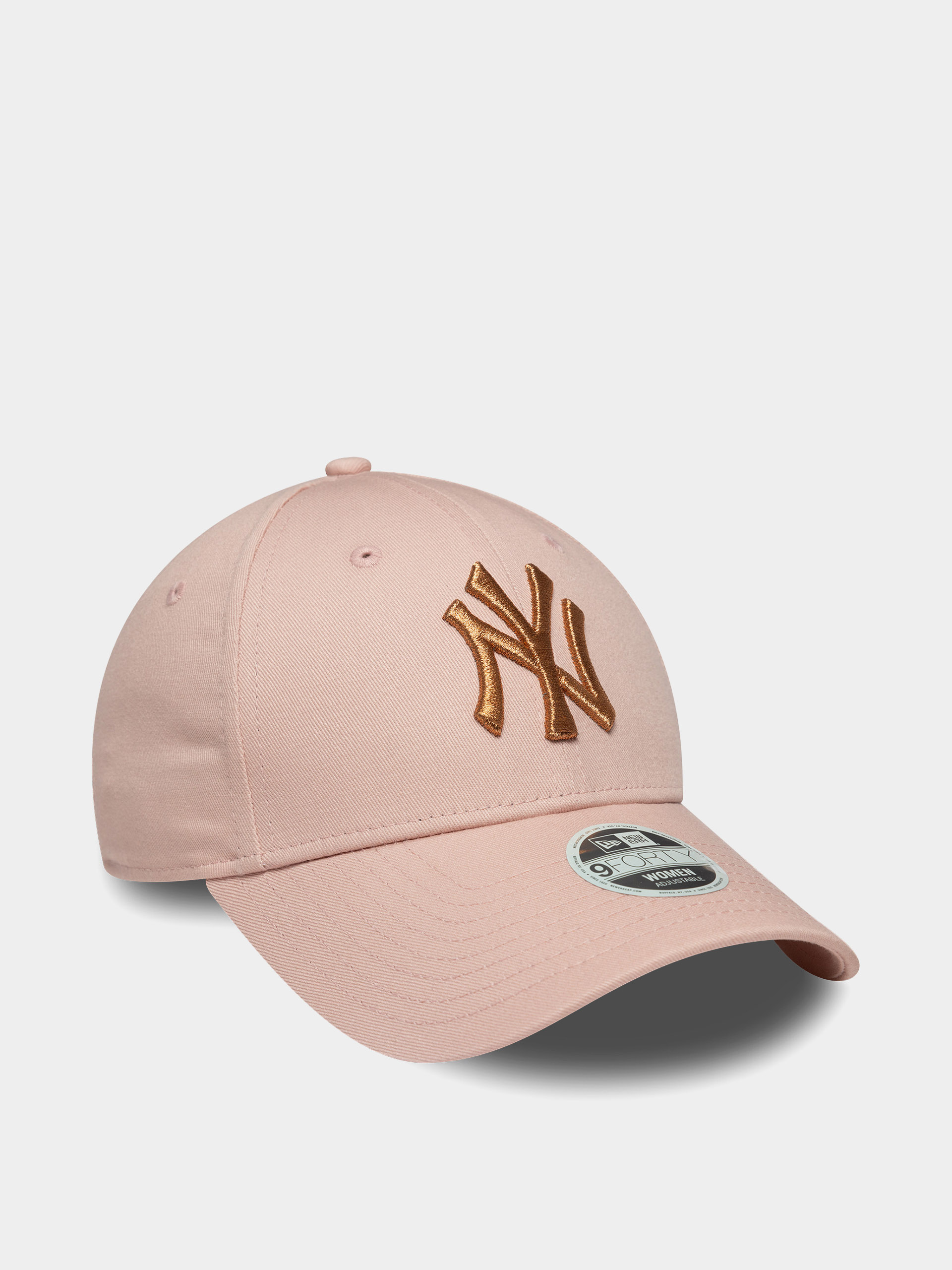 Czapka z daszkiem New Era Metallic Logo 9Forty New York Yankees Wmn (pink)
