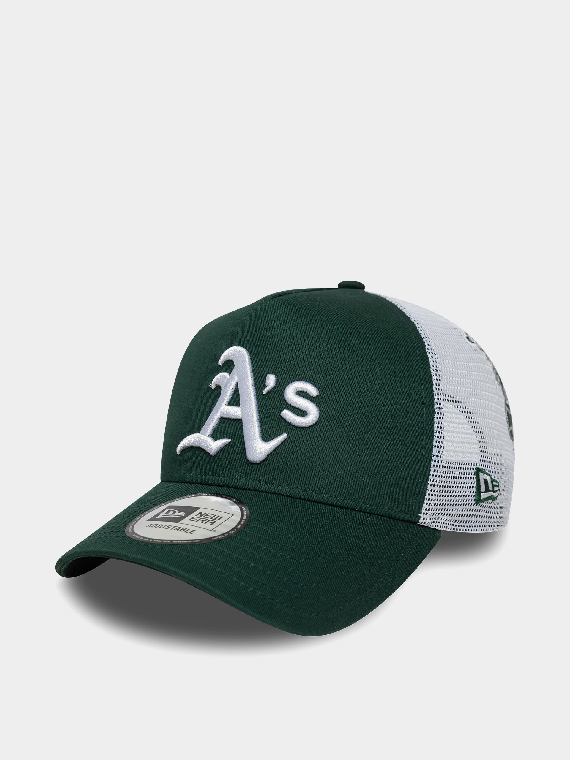 Czapka z daszkiem New Era Multi Patch Trucker Athletics (dark green)