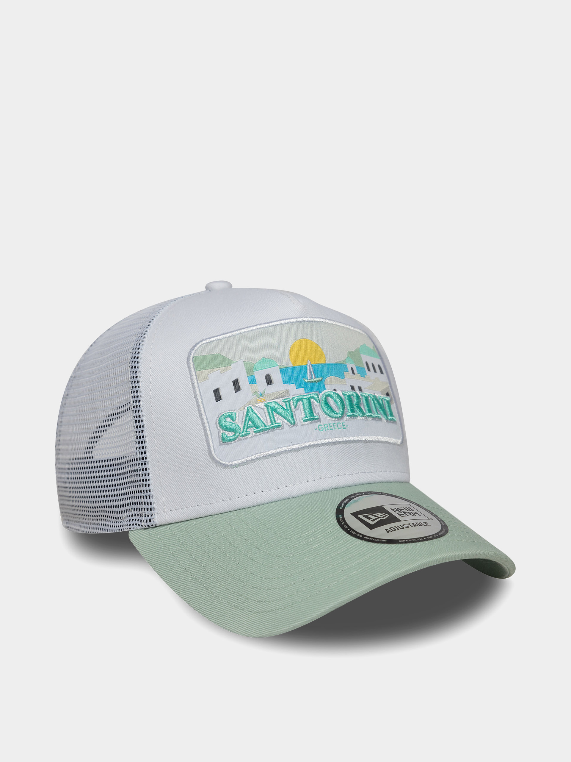 Czapka z daszkiem New Era Summer Trucker (mint/white)
