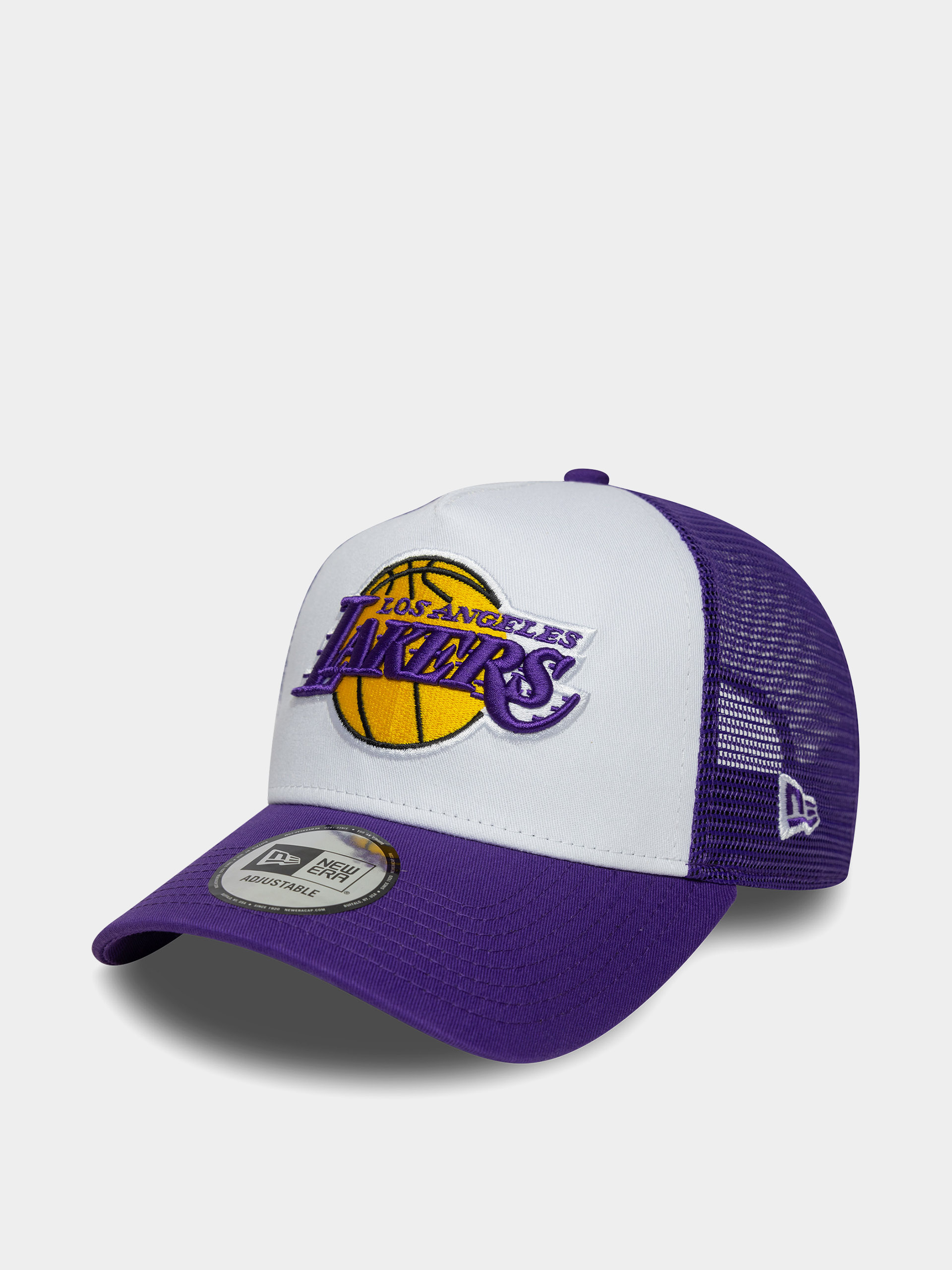 Czapka z daszkiem New Era NBA Side Patch Trucker Los Angeles Lakers (violet/white)