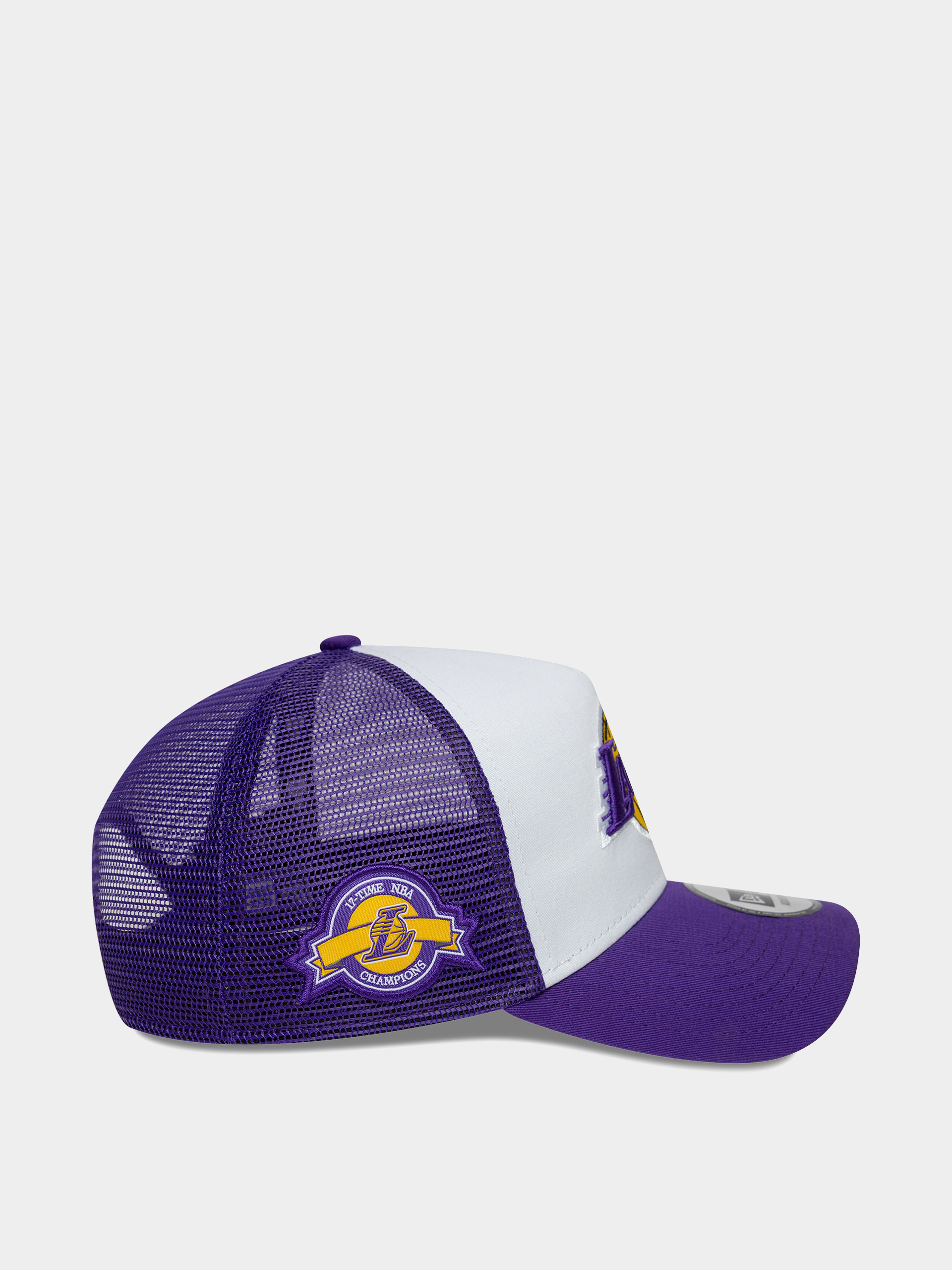 Czapka z daszkiem New Era NBA Side Patch Trucker Los Angeles Lakers (violet/white)