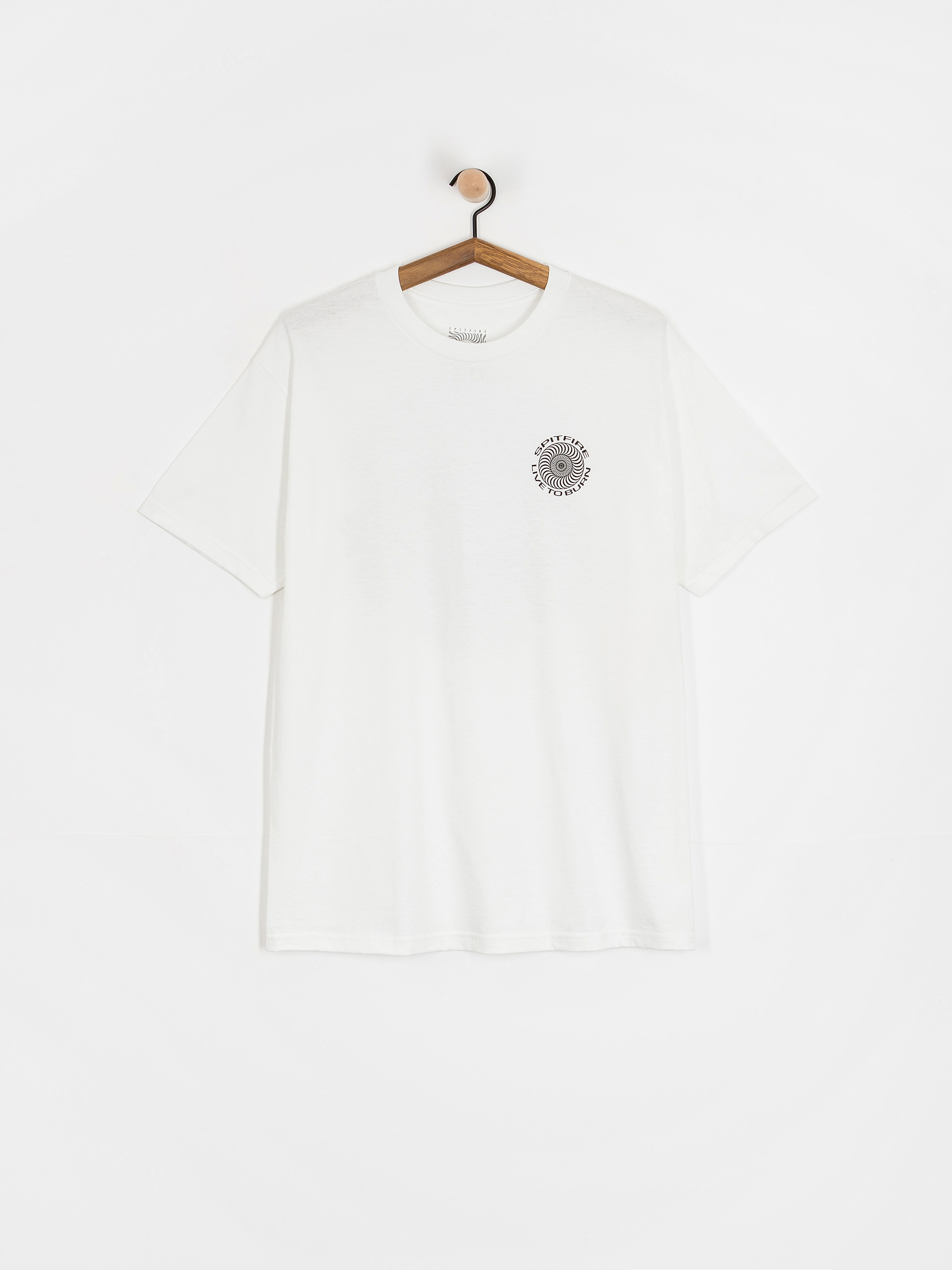 T-shirt Spitfire Live To Burn Classic (white)