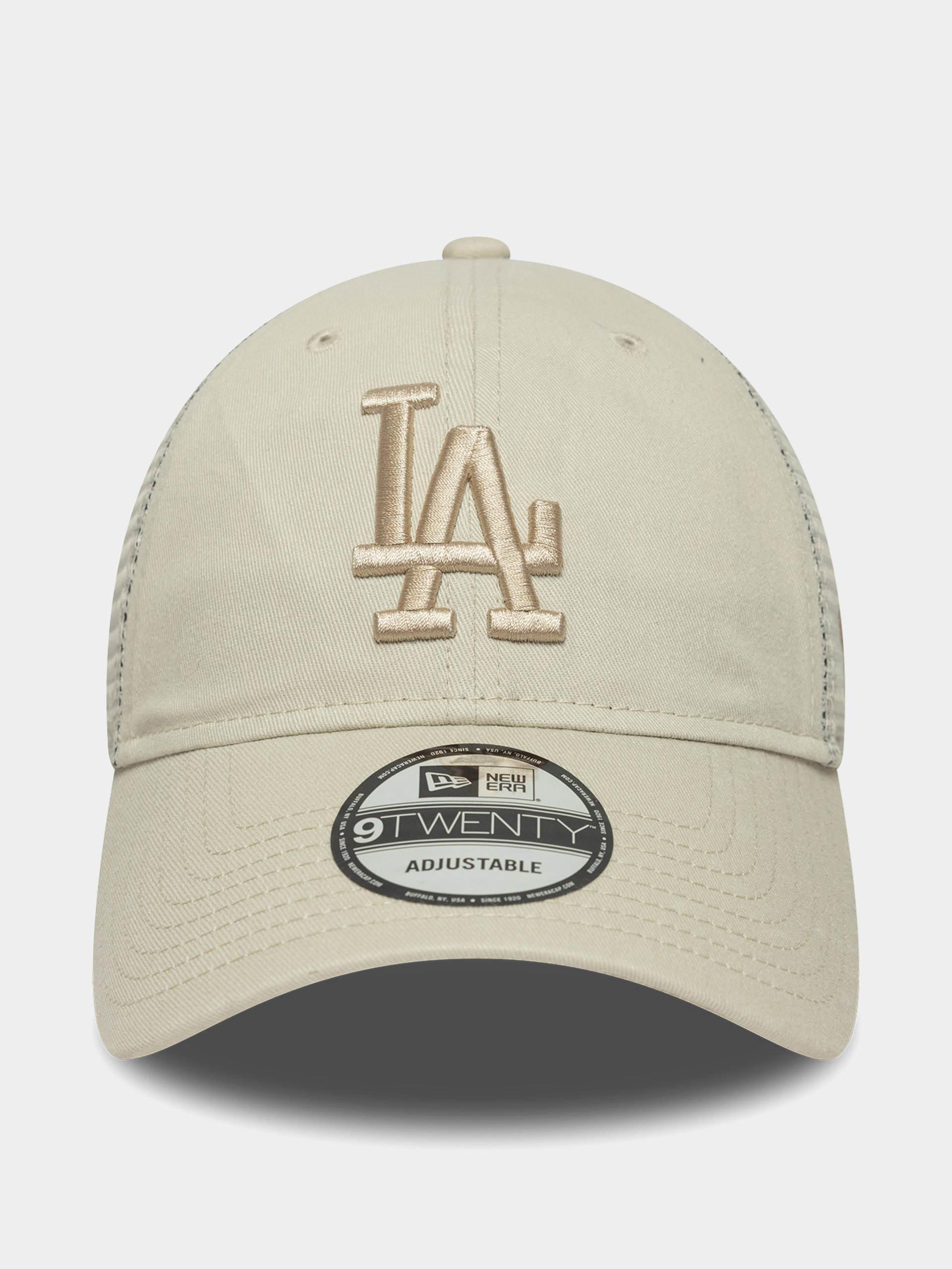 Czapka z daszkiem New Era Washed 9Twenty Trucker Los Angeles Dodgers (stone)