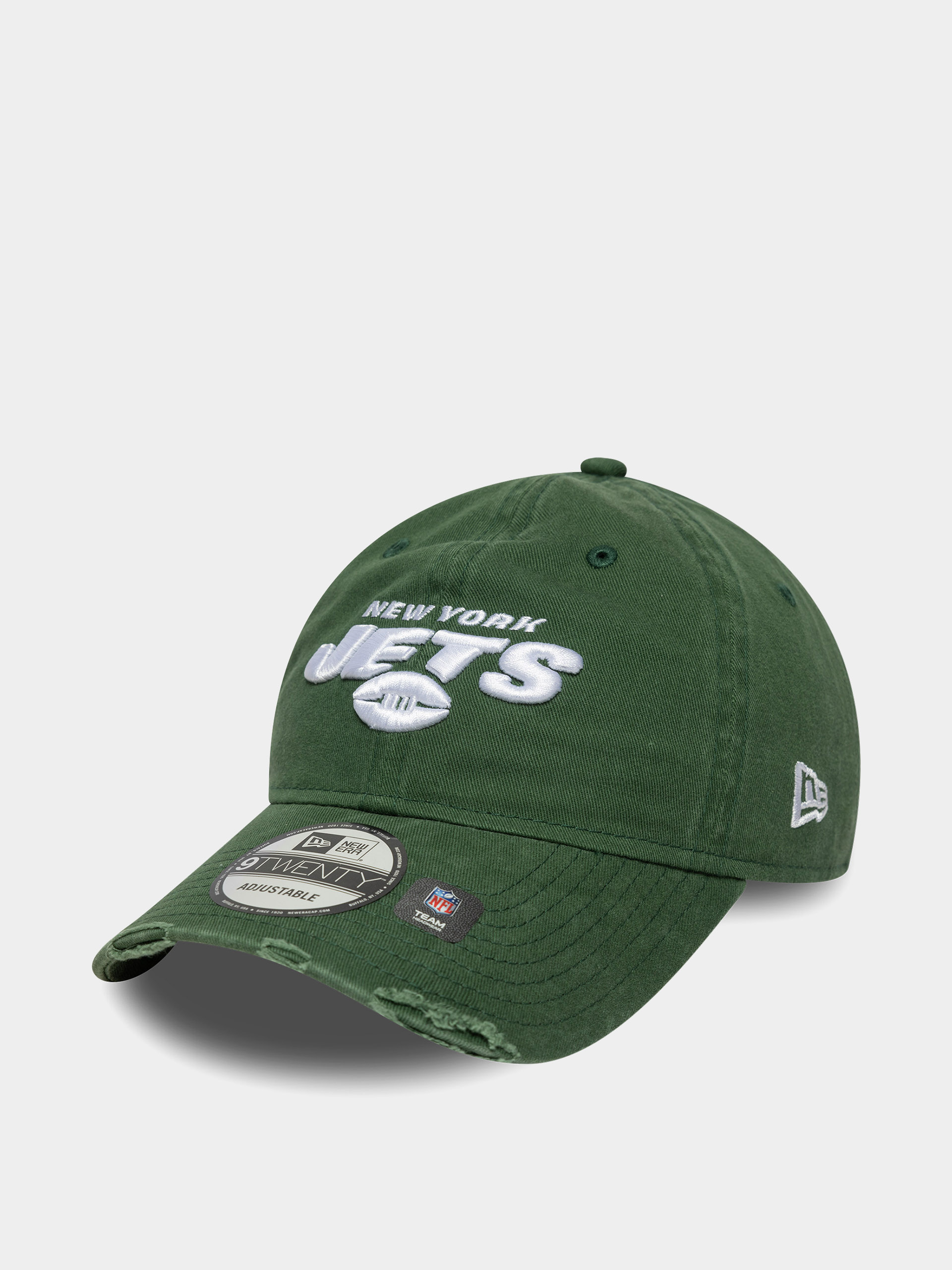 Czapka z daszkiem New Era Washed Distress NFL 9Twenty New York Jets (green)