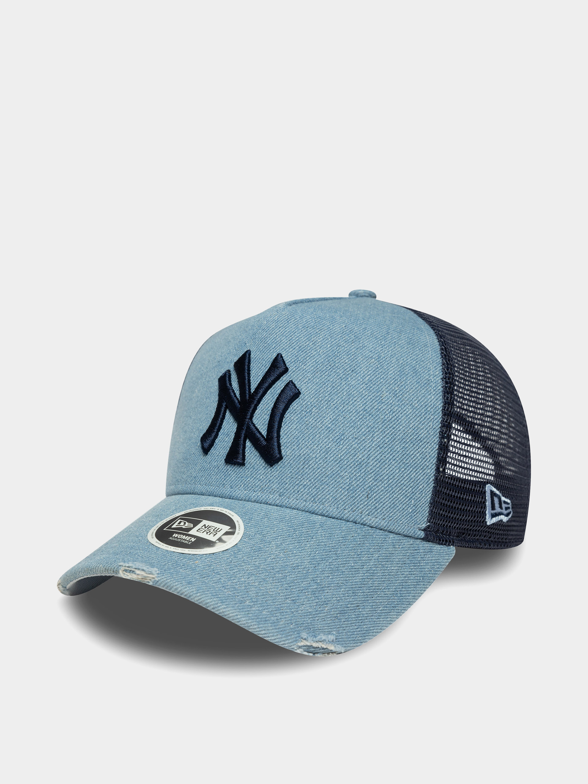 Czapka z daszkiem New Era Denim Trucker New York Yankees Wmn (blue)