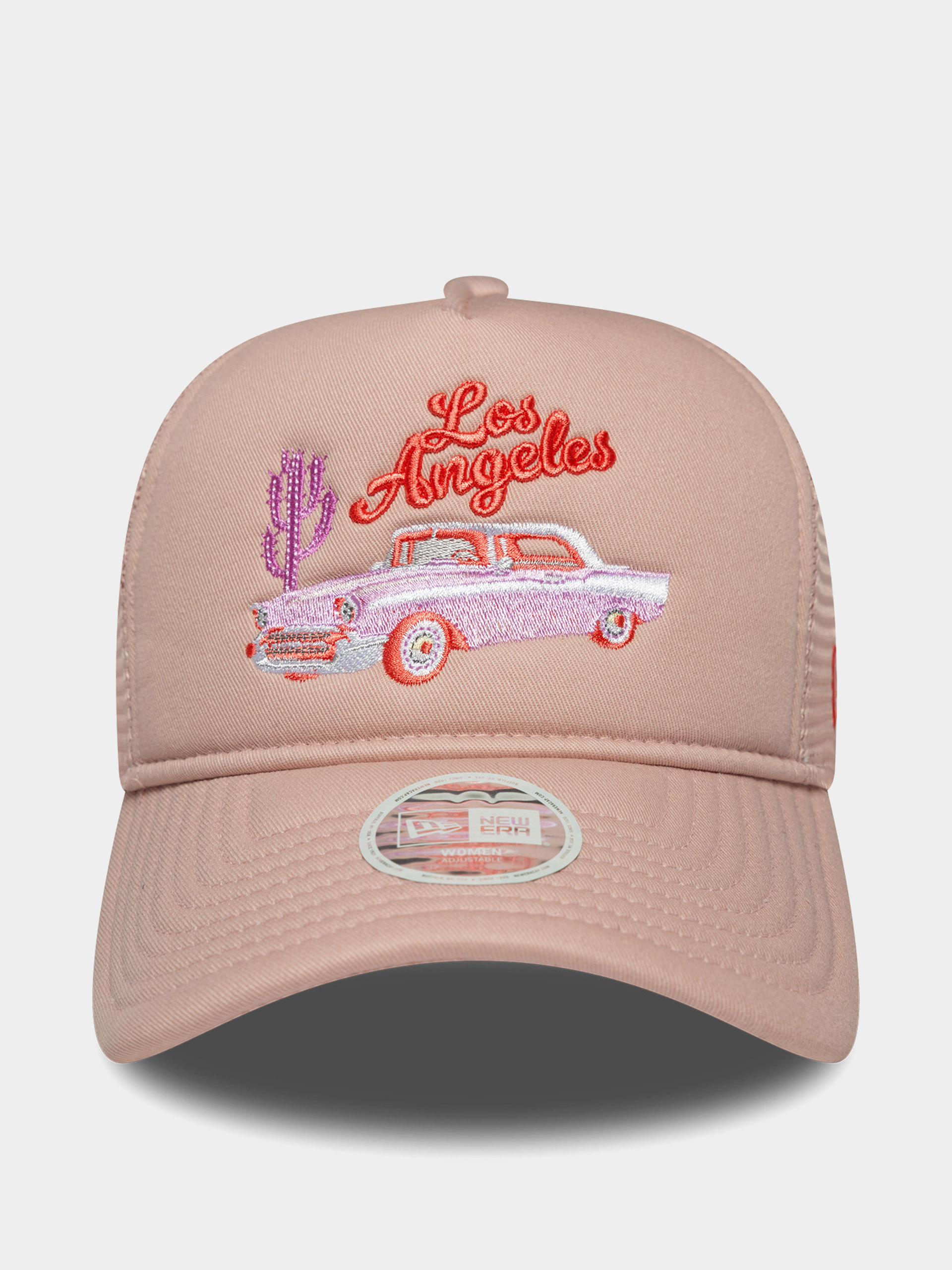 Czapka z daszkiem New Era Western Trucker Wmn (pink rose)