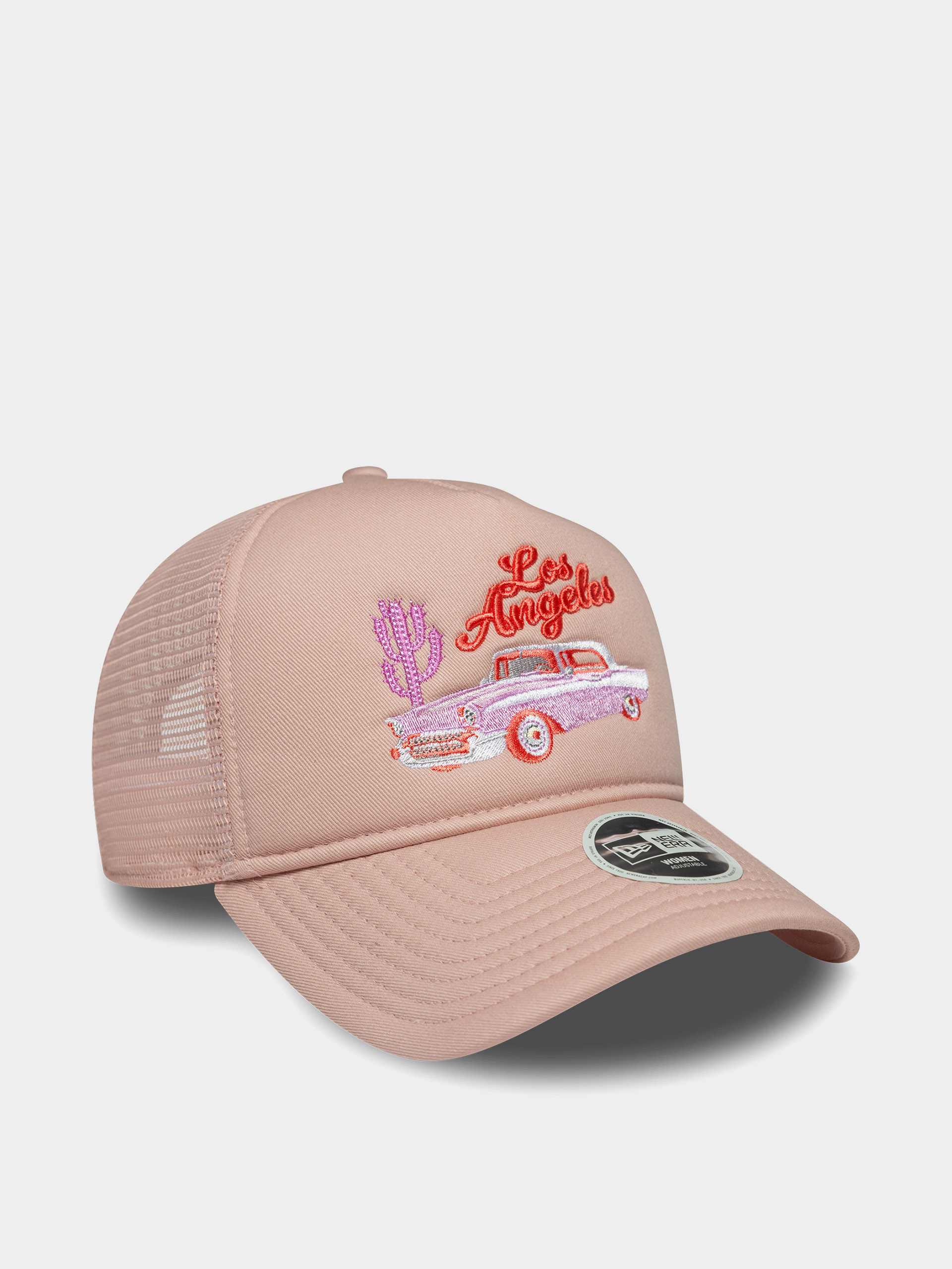 Czapka z daszkiem New Era Western Trucker Wmn (pink rose)