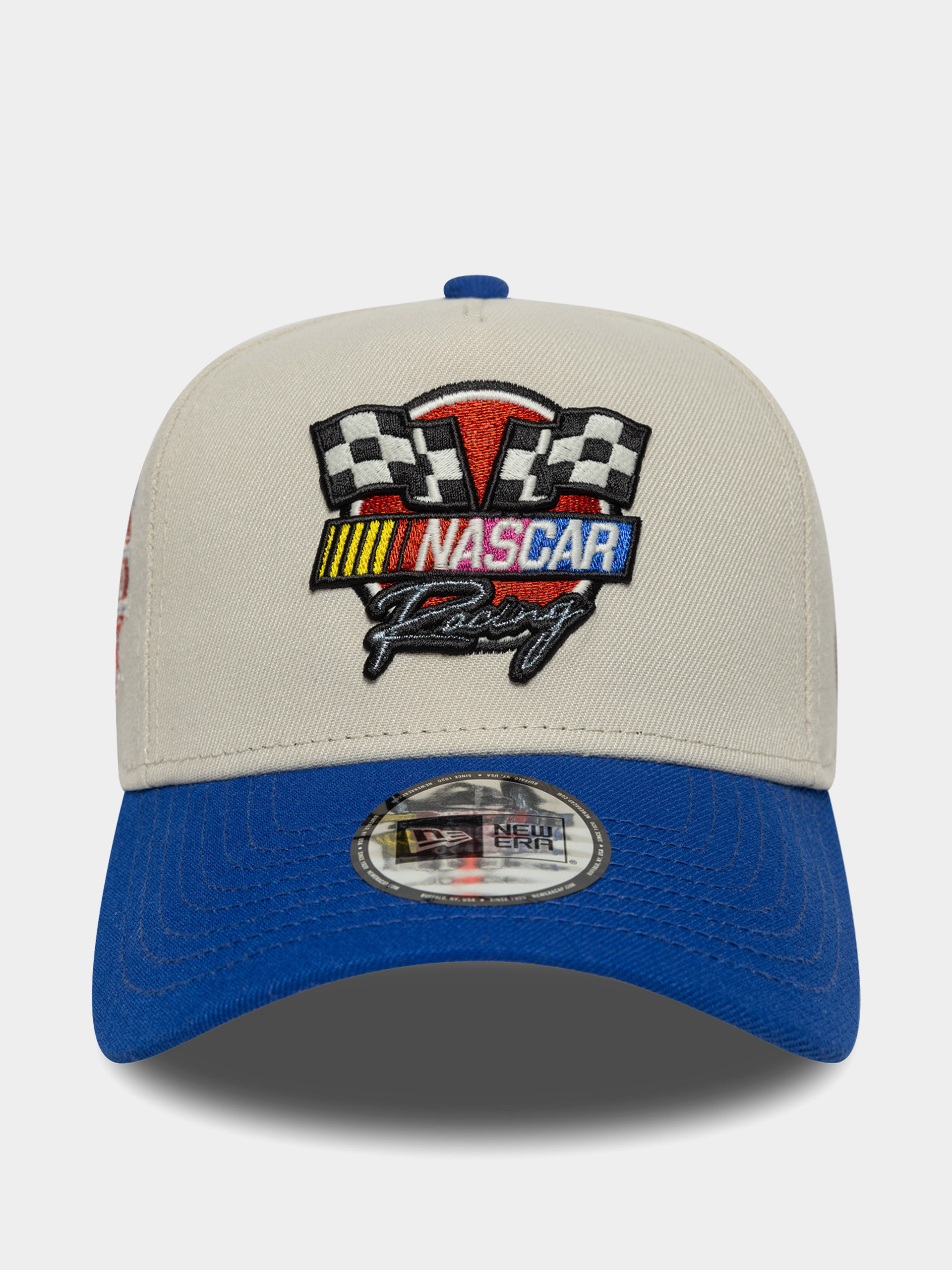 Czapka z daszkiem New Era Nascar Flag 9Forty Eframe (blue/chalk)