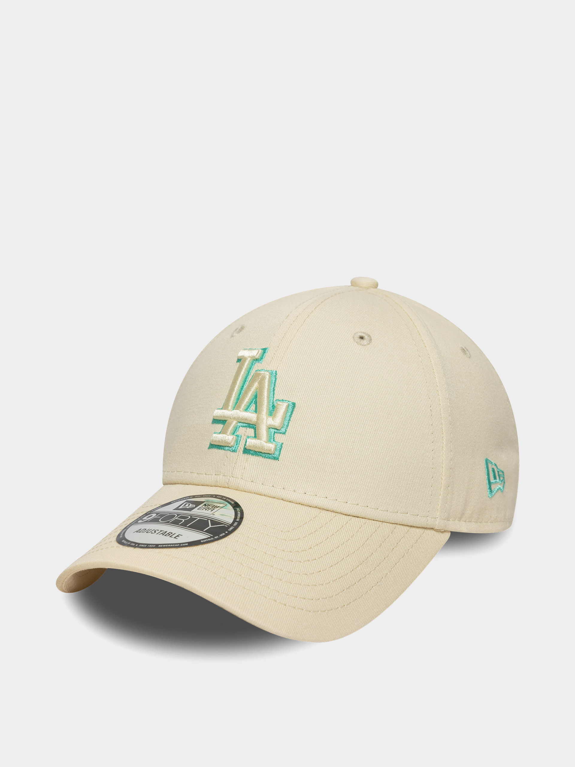 Czapka z daszkiem New Era Team Outline 9Forty Los Angeles Dodgers (cream)