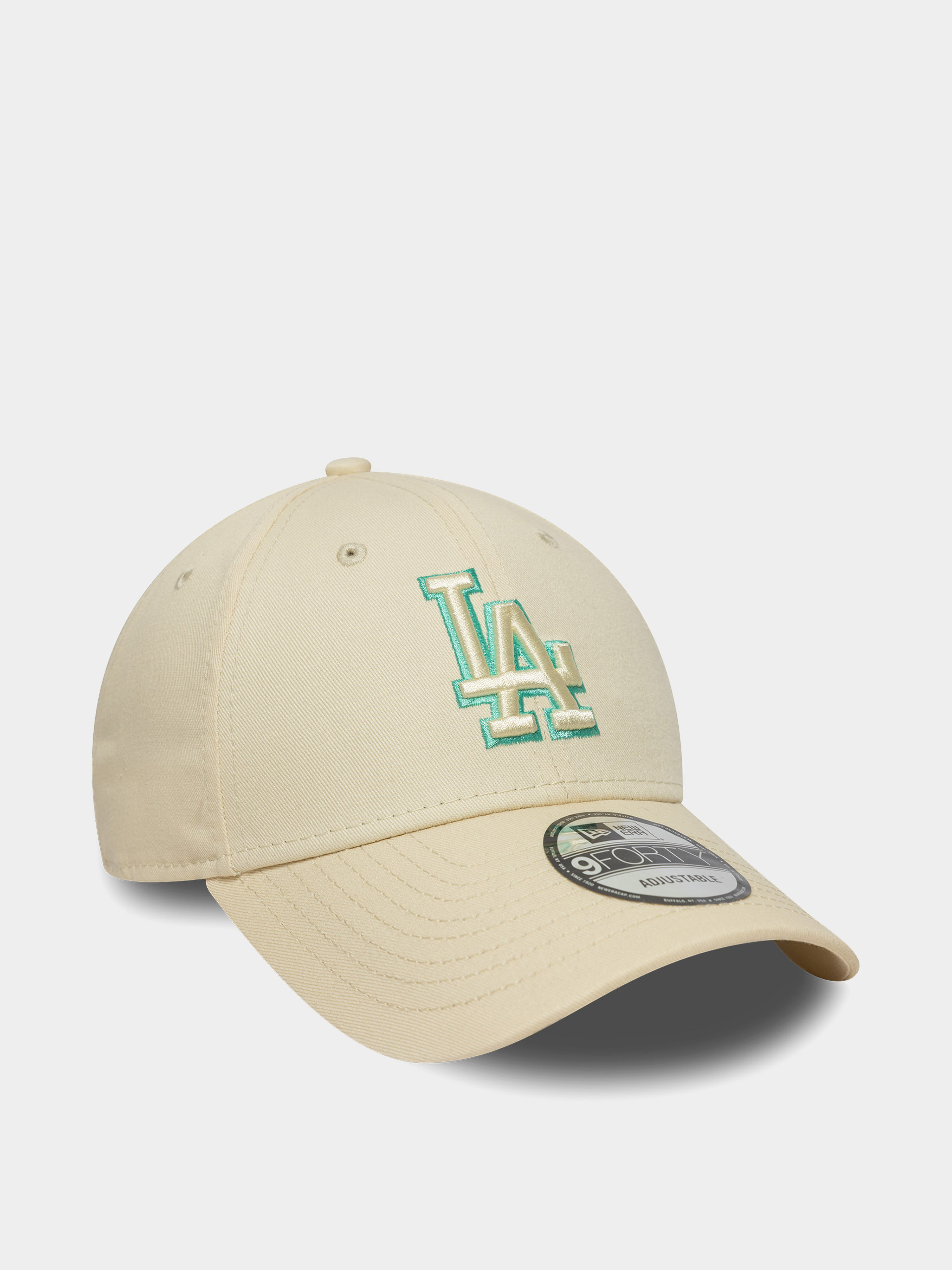 Czapka z daszkiem New Era Team Outline 9Forty Los Angeles Dodgers (cream)