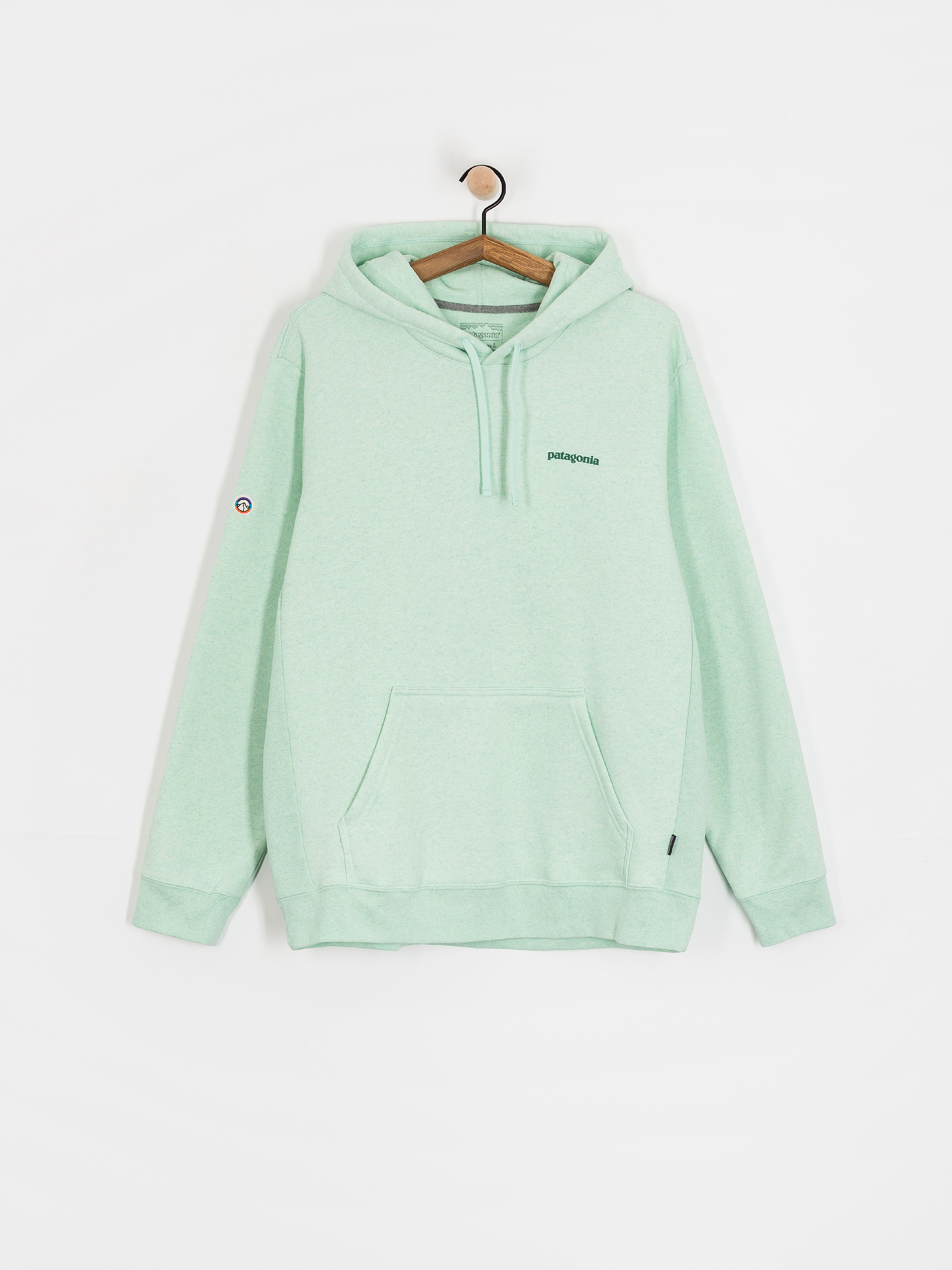 Bluza z kapturem Patagonia Fitz Roy Icon Uprisal HD (rinsed green)
