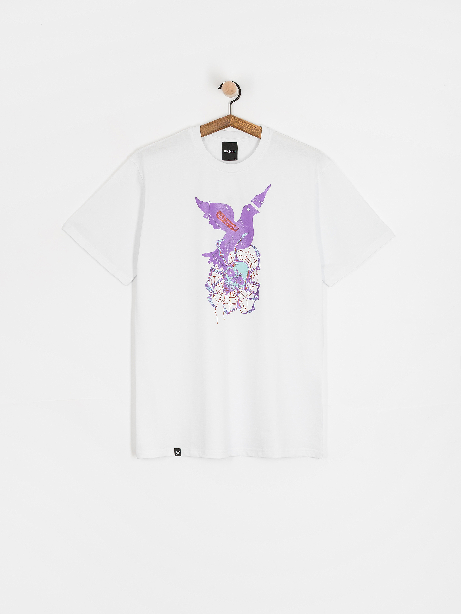 T-shirt Nervous Scary (white)
