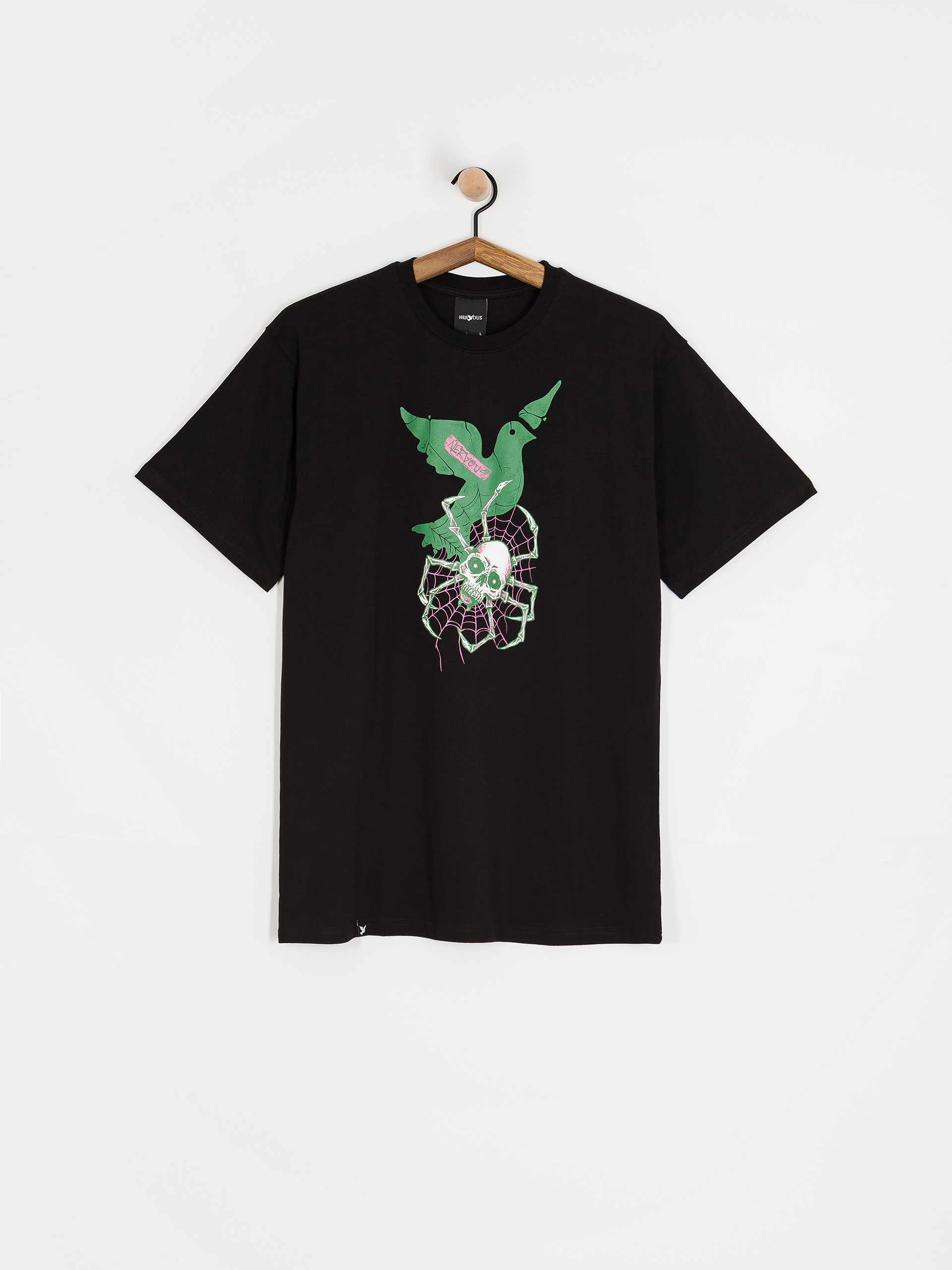 T-shirt Nervous Scary (black)