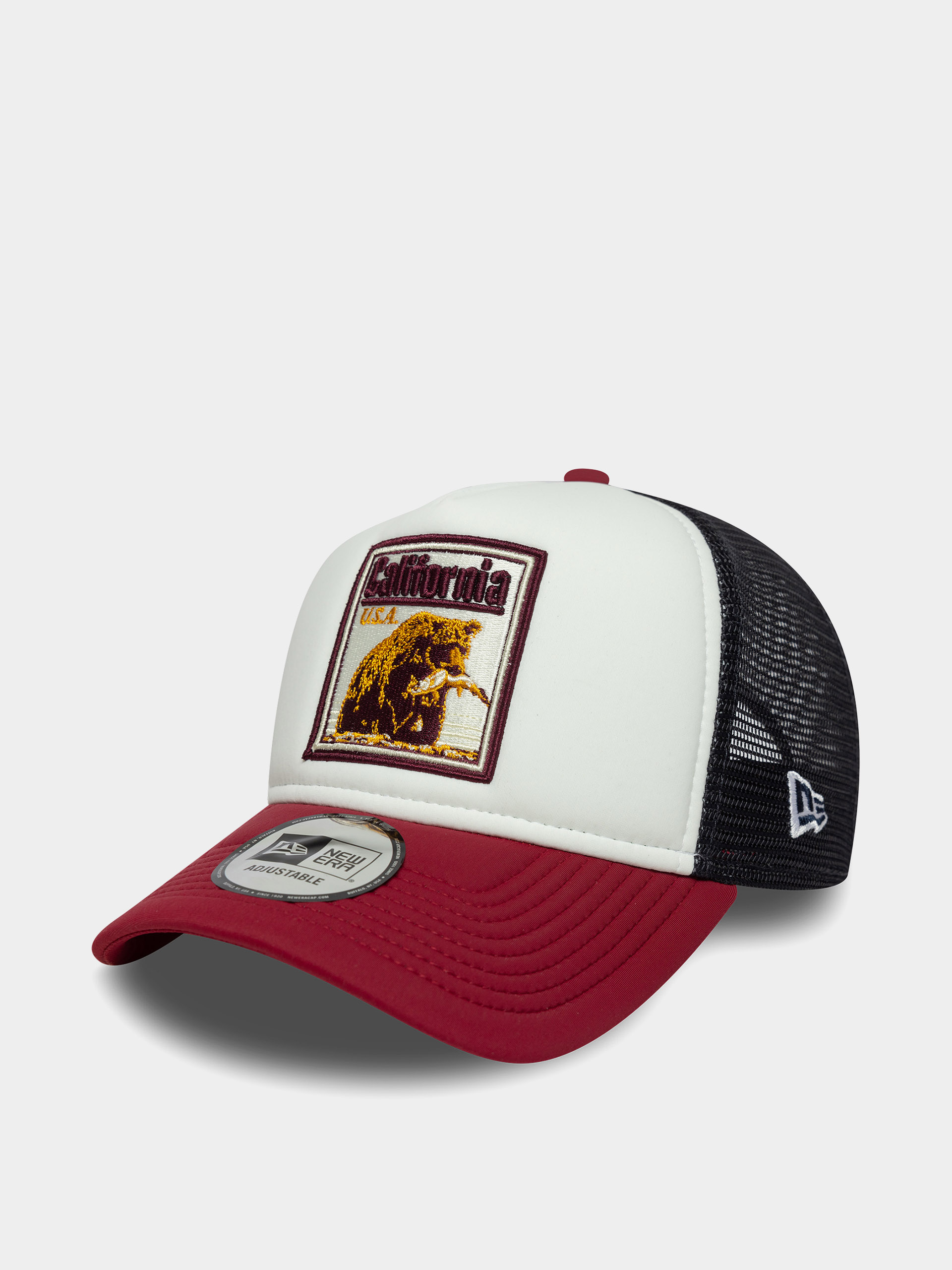 Czapka z daszkiem New Era Graphic Patch Trucker (red/white/black)