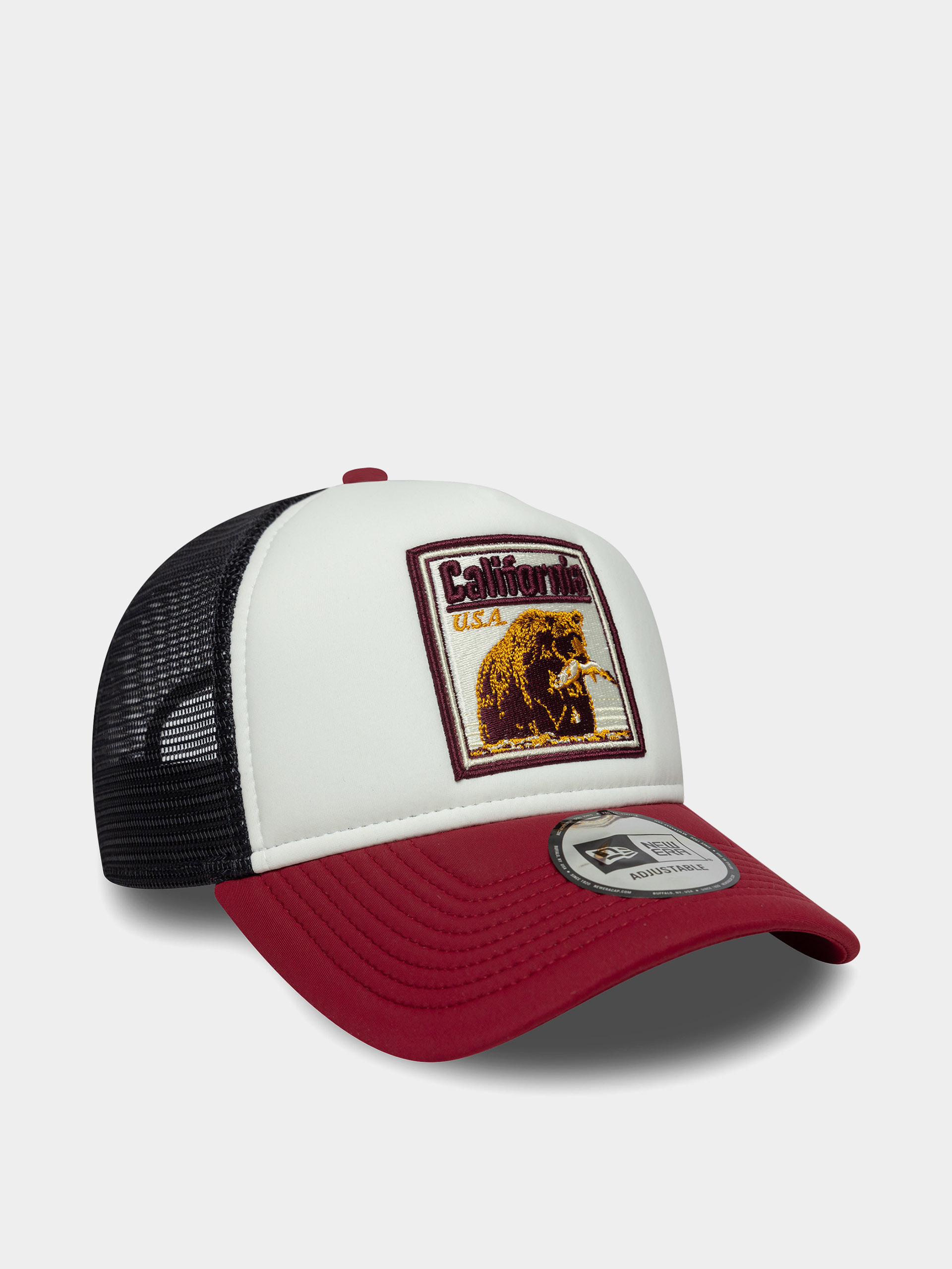 Czapka z daszkiem New Era Graphic Patch Trucker (red/white/black)