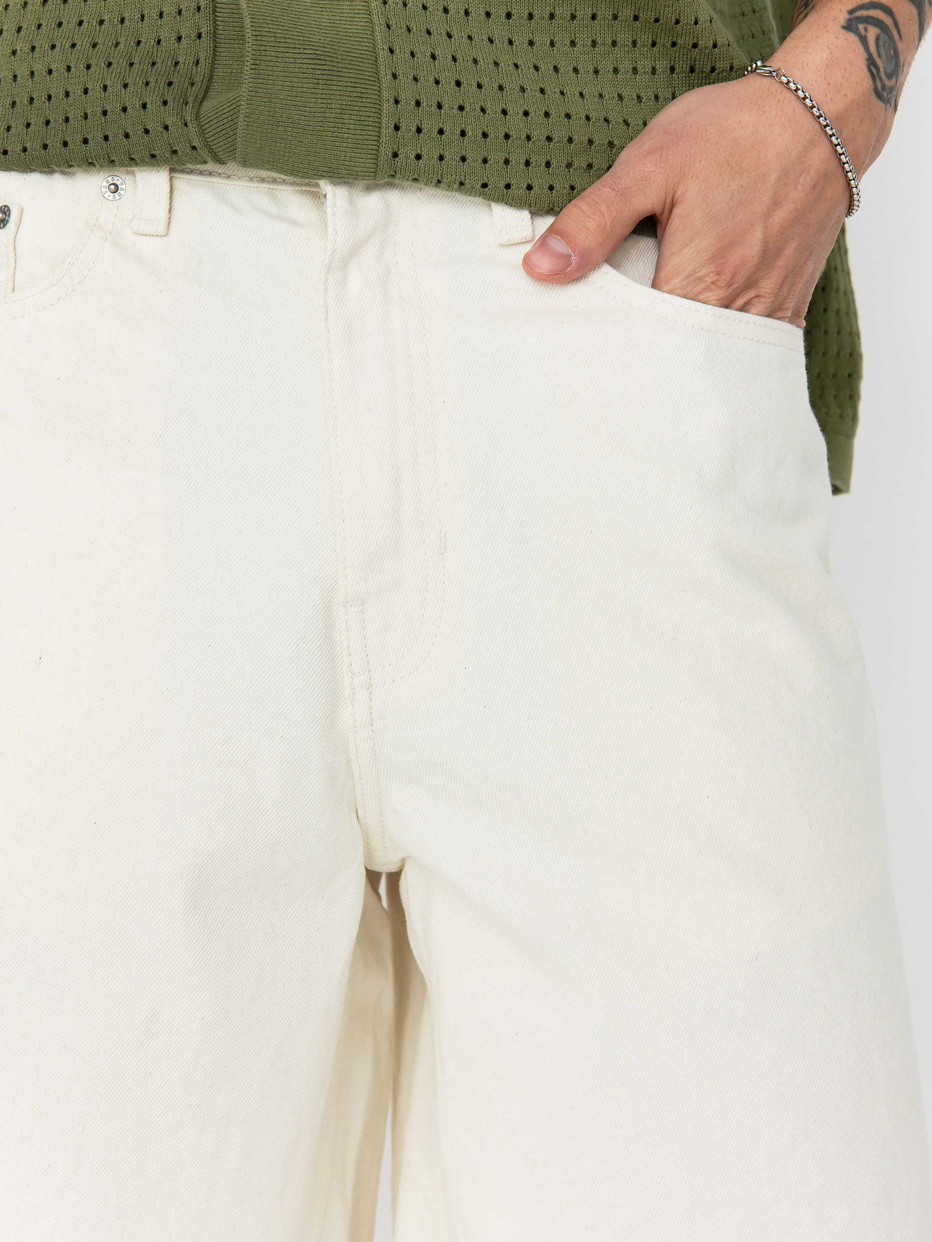 Szorty Vans Check 5 Baggy Denim (marshmallow)