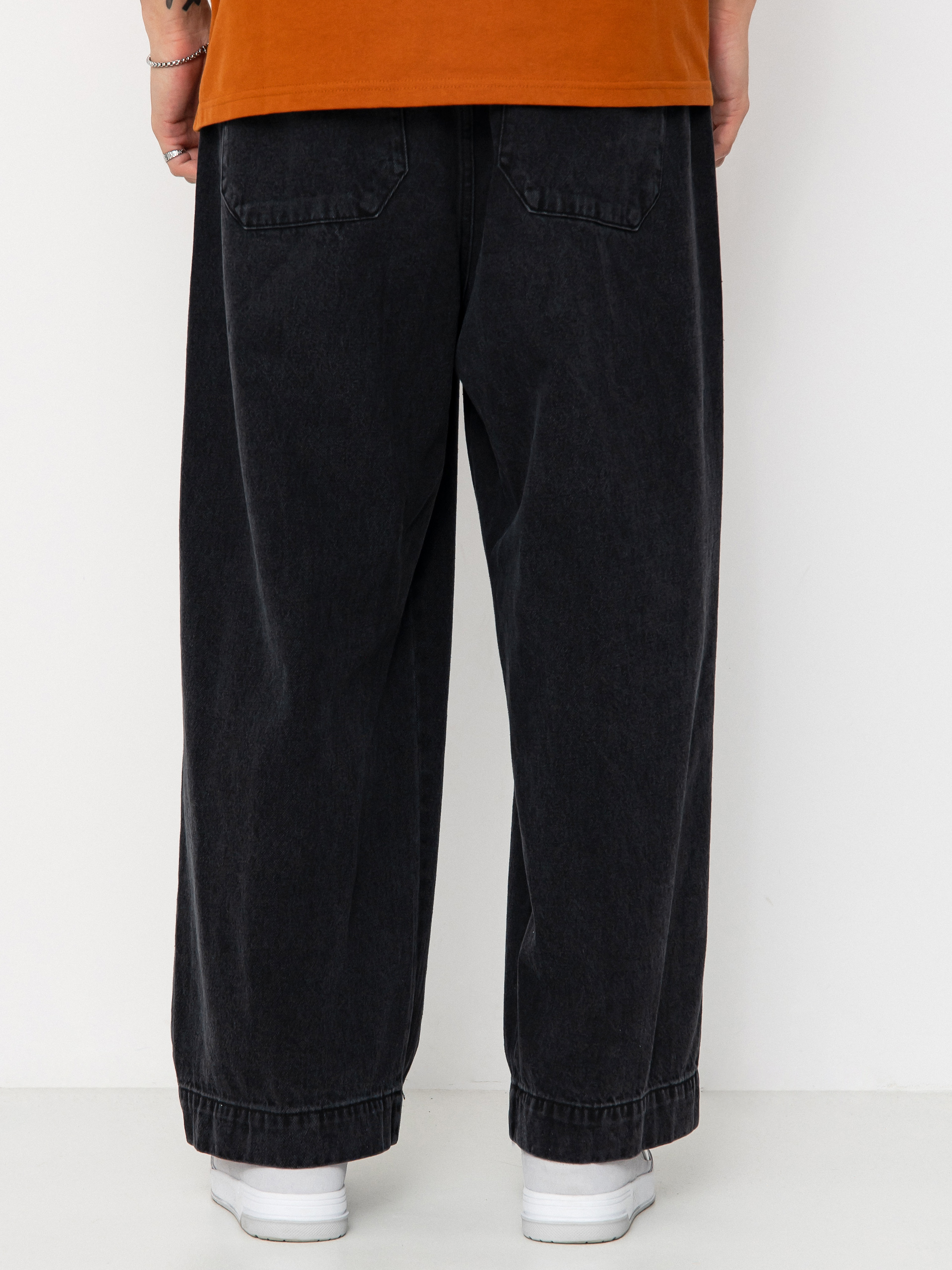 Spodnie OBEY Oliver Denim Pleated (faded black)
