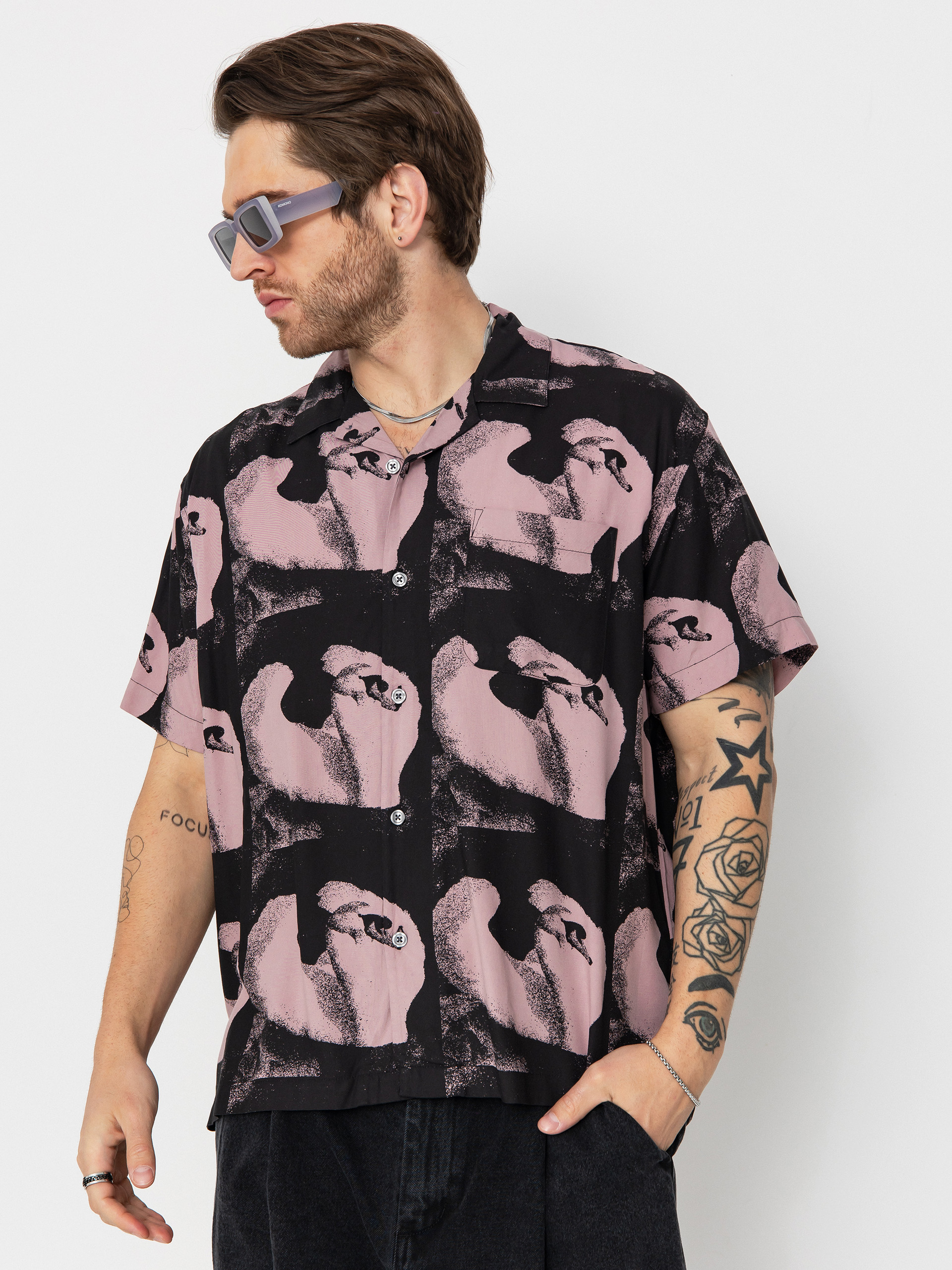 Koszula OBEY Ambre (mauve multi)