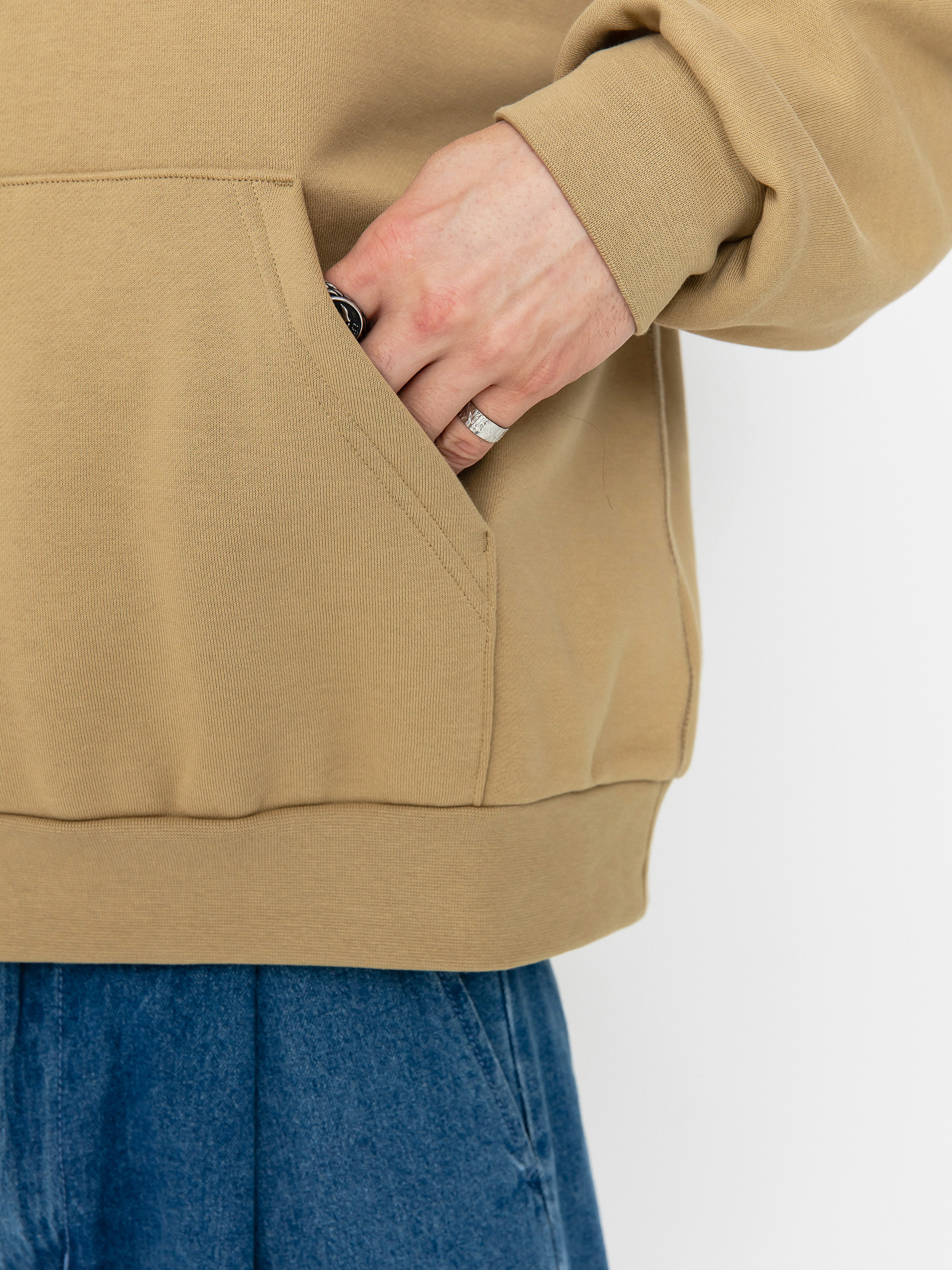 Bluza z kapturem Nike SB Essential Logo HD (parachute beige/white)