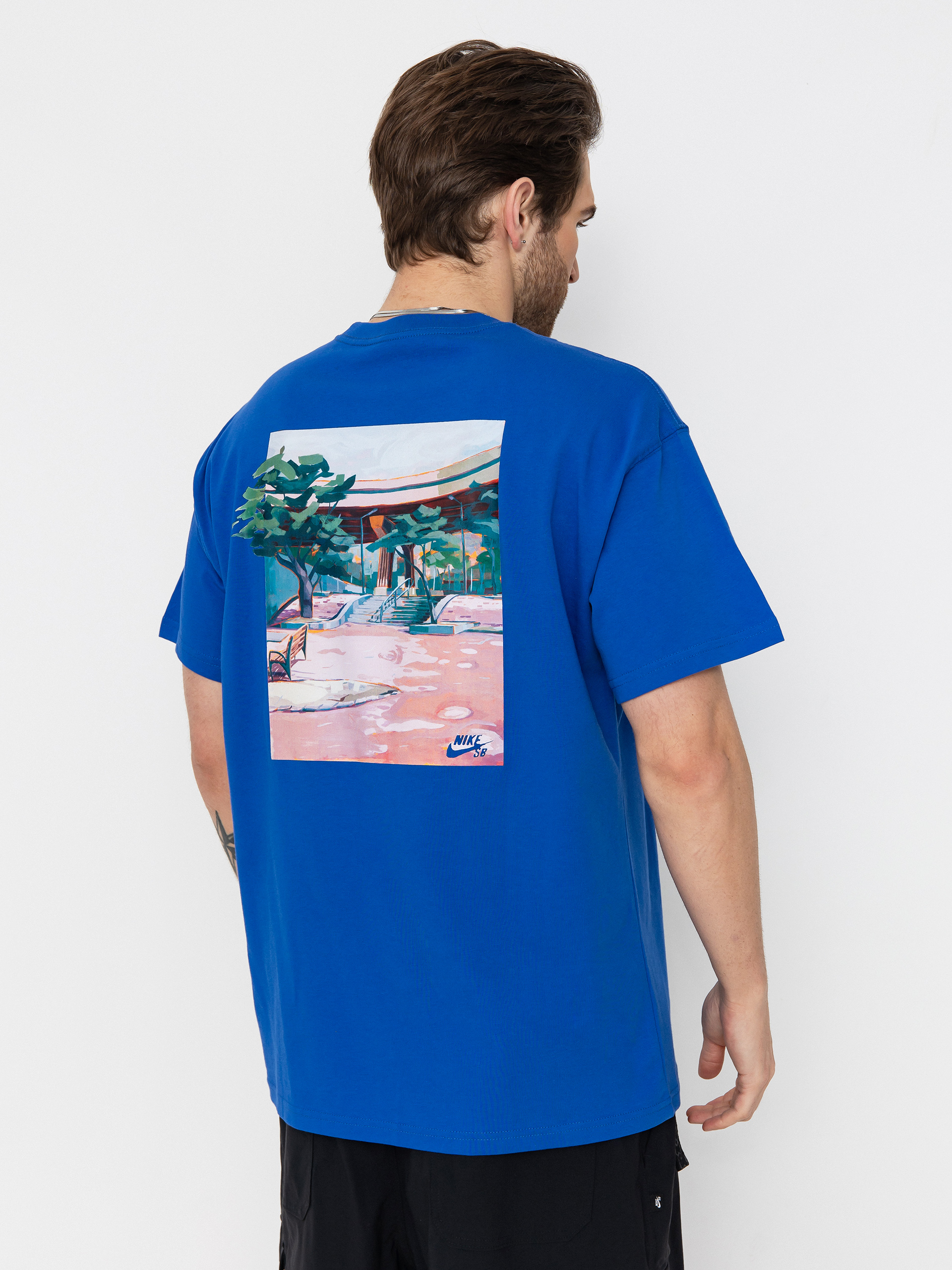 T-shirt Nike SB Ooklyn Banks (game royal)