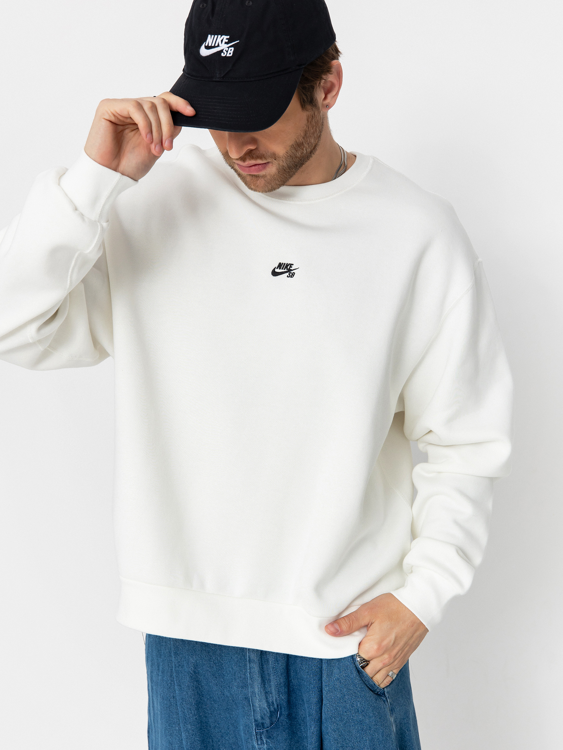 Bluza Nike SB Essential Logo (sail/black)