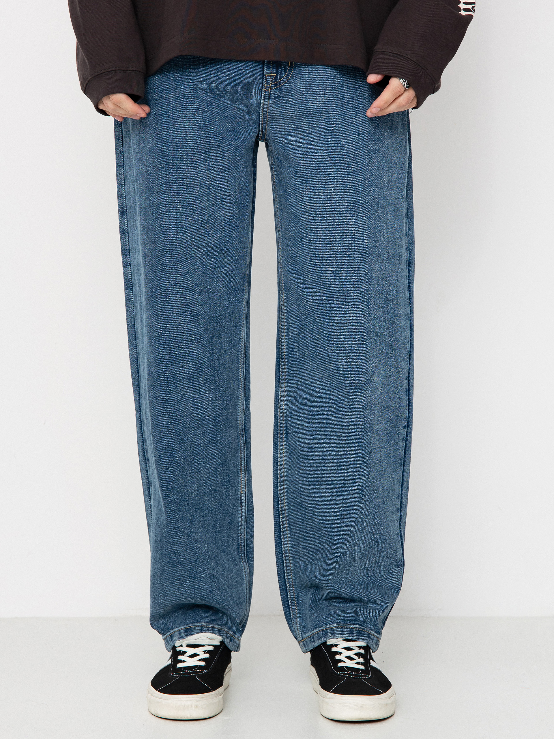 Spodnie Krooked Eyes Denim Twill Pant (med stone wash)