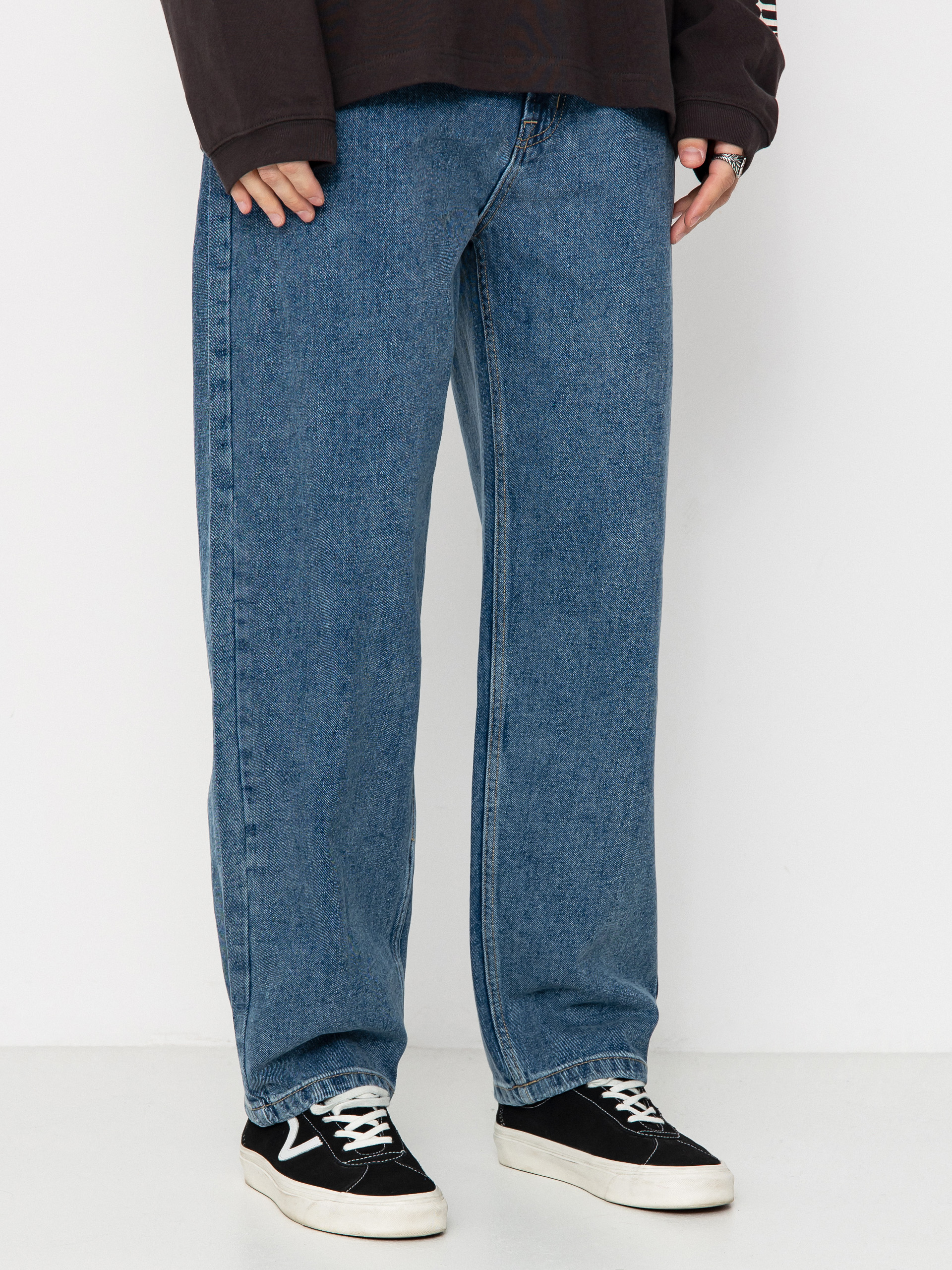 Spodnie Krooked Eyes Denim Twill Pant (med stone wash)