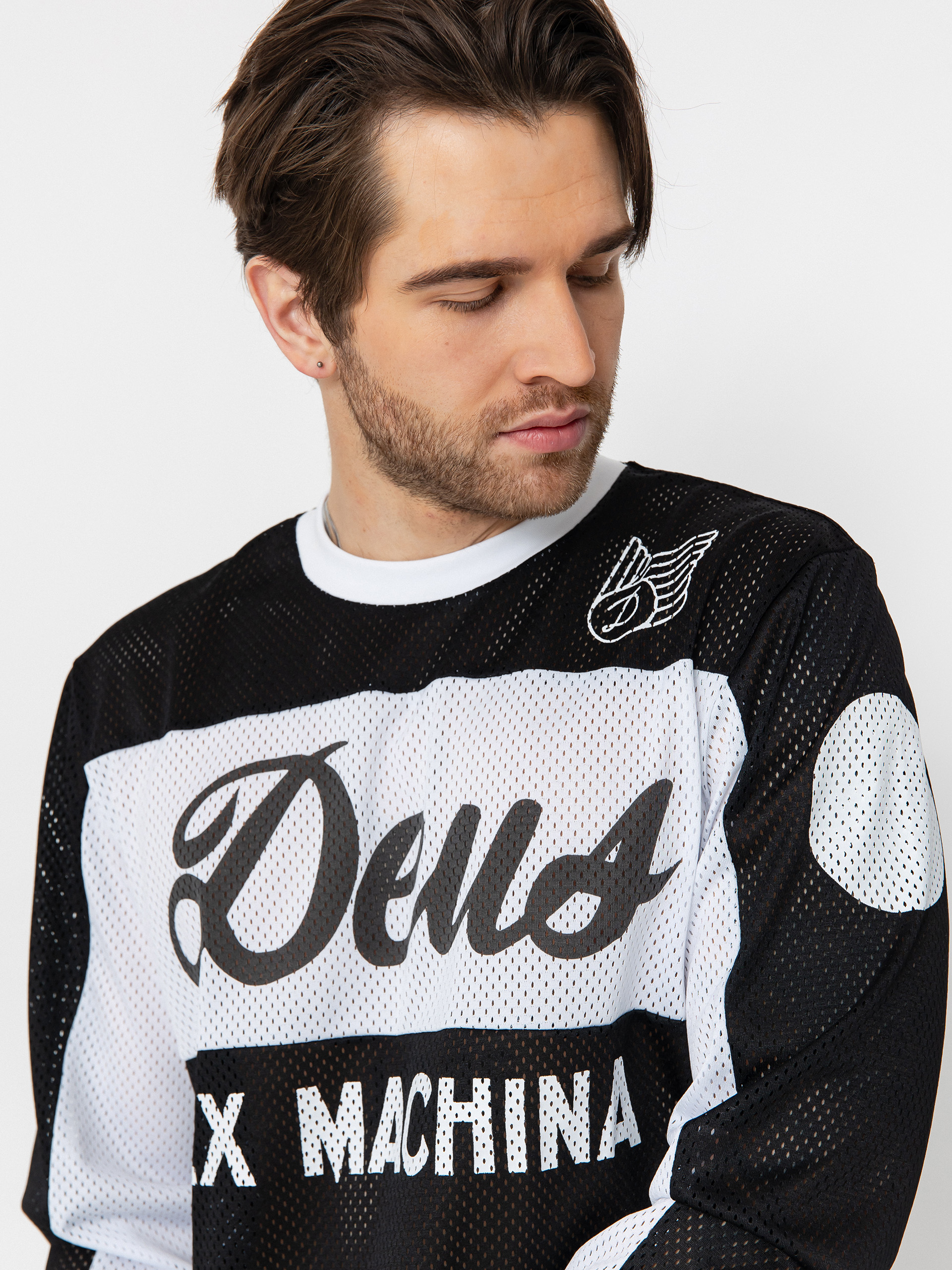 Longsleeve Deus Ex Machina Saber Moto Jersey - czarny (black)