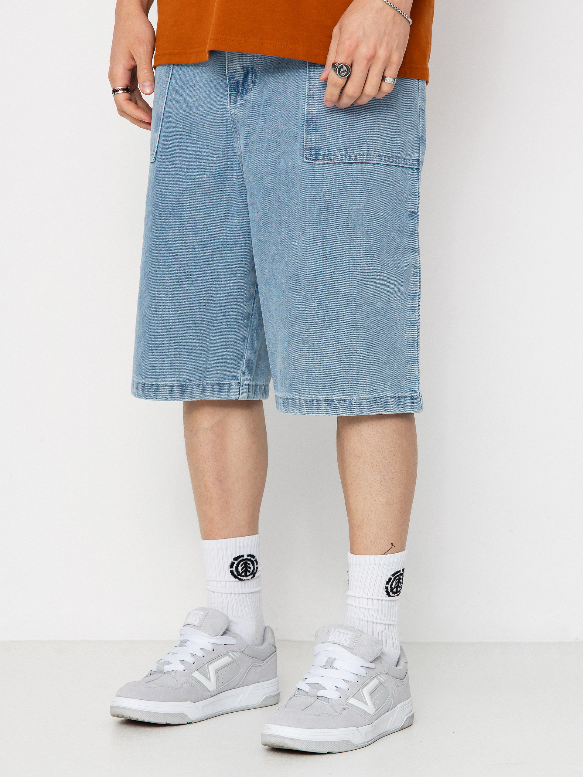 Szorty Poetic Collective Painter (light blue denim)