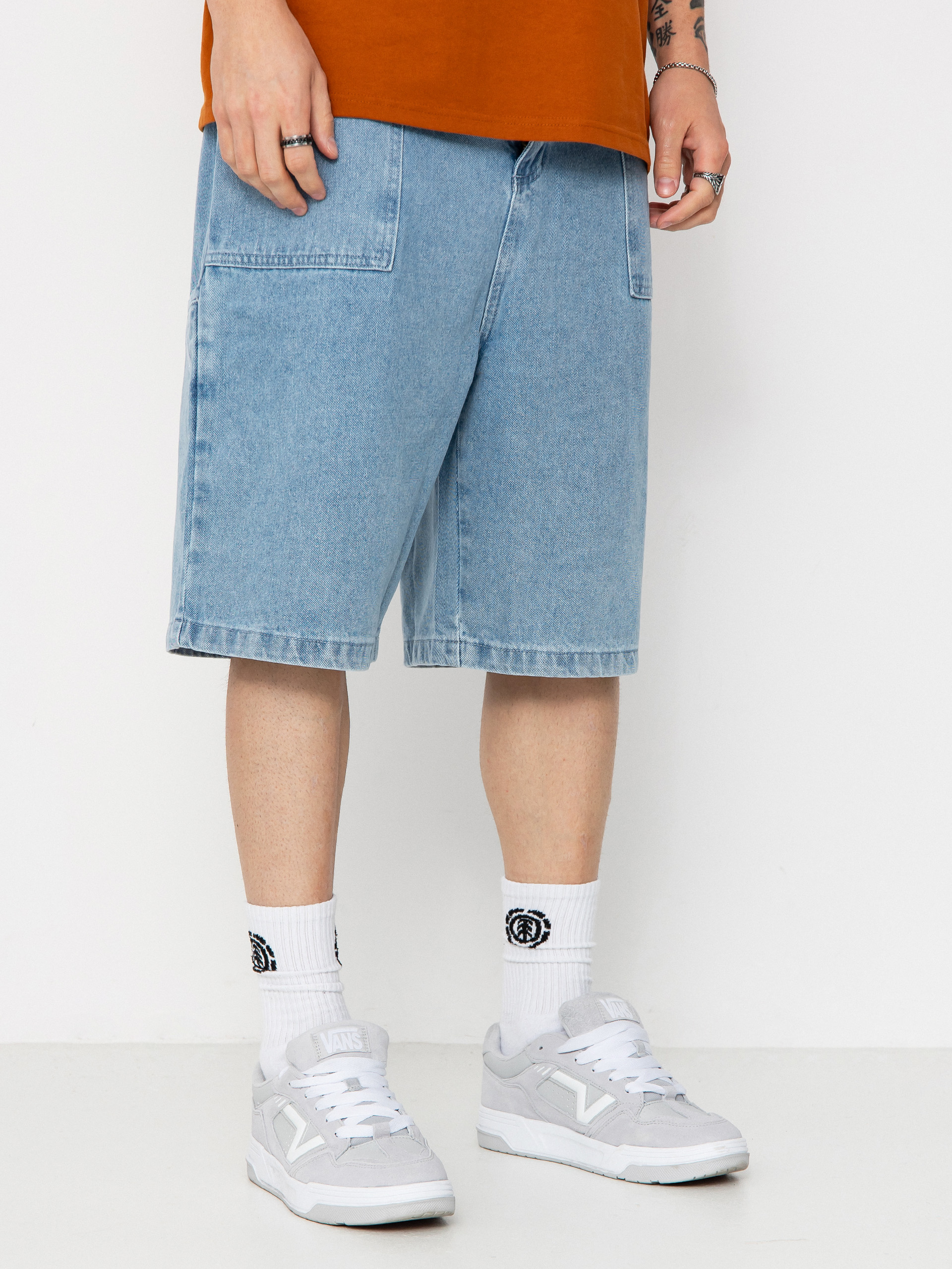 Szorty Poetic Collective Painter (light blue denim)