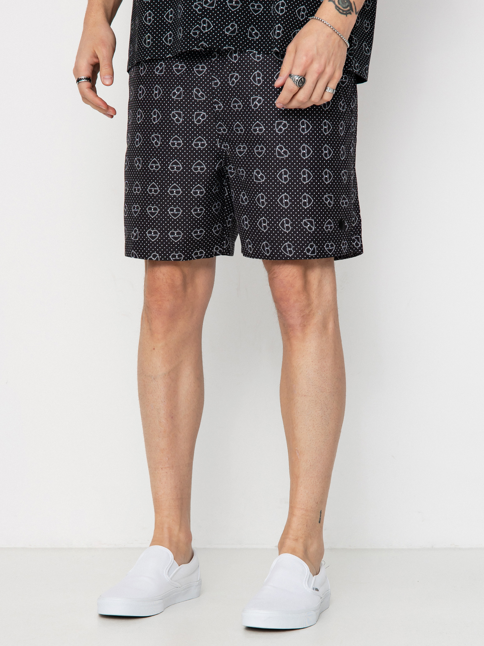 Szorty Carhartt WIP Chase Swim (furoshiki print/black)