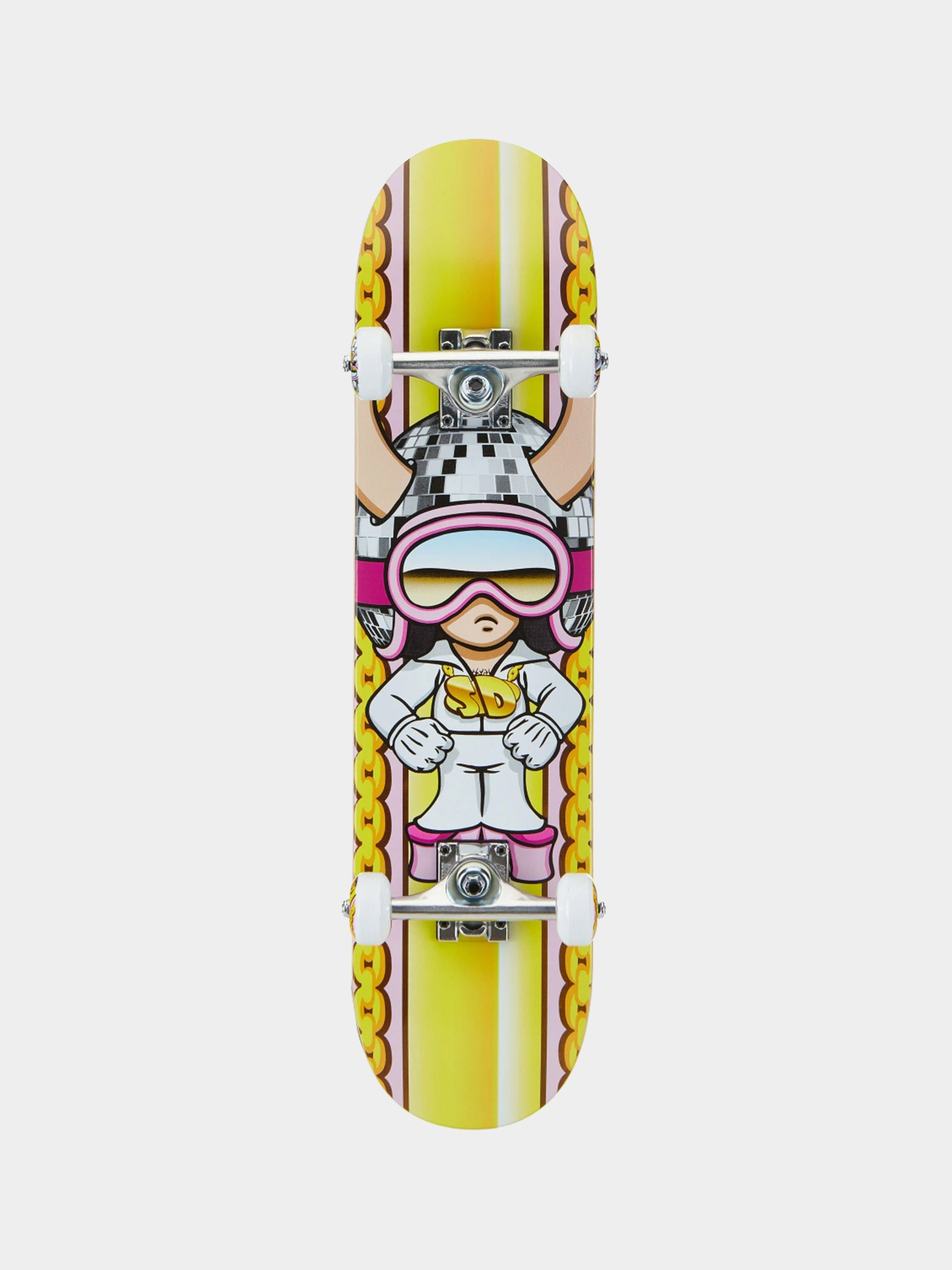 Deskorolka Speed Demons Disco (yellow/pink)