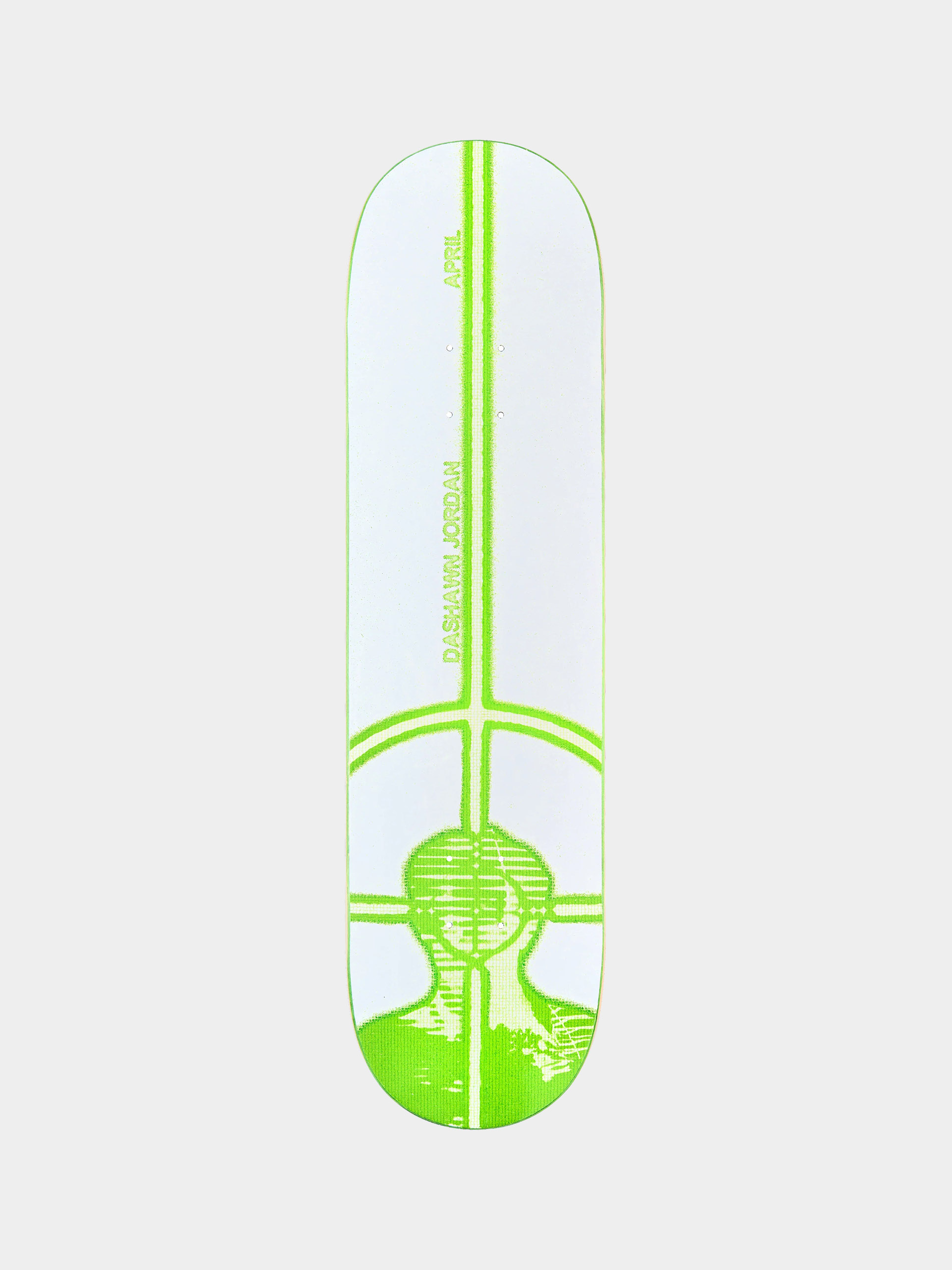 Deck April Skateboards Dashawn Aim (white/green)