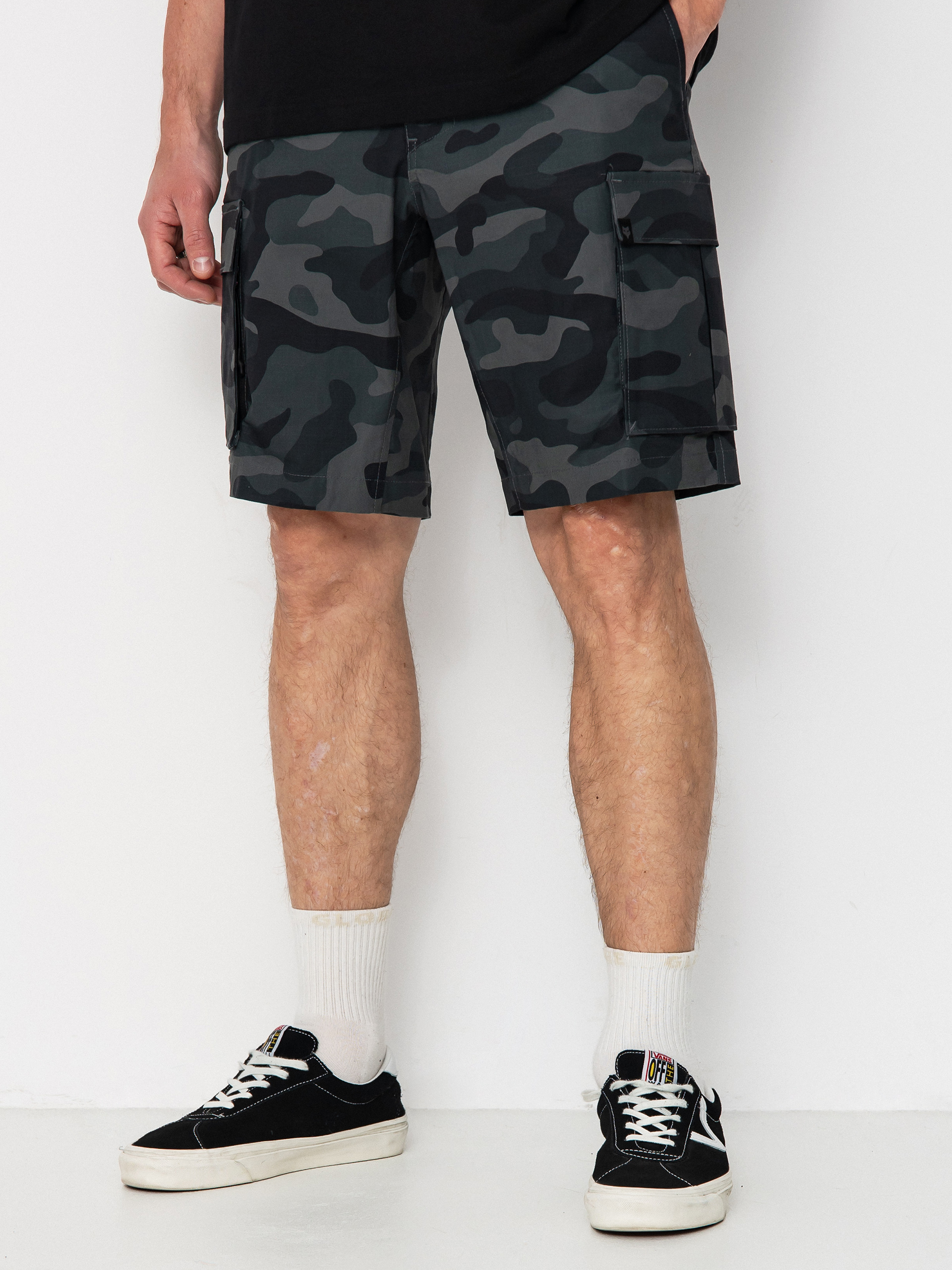Szorty Fox Slambozo Camo 3.0 (black camo)
