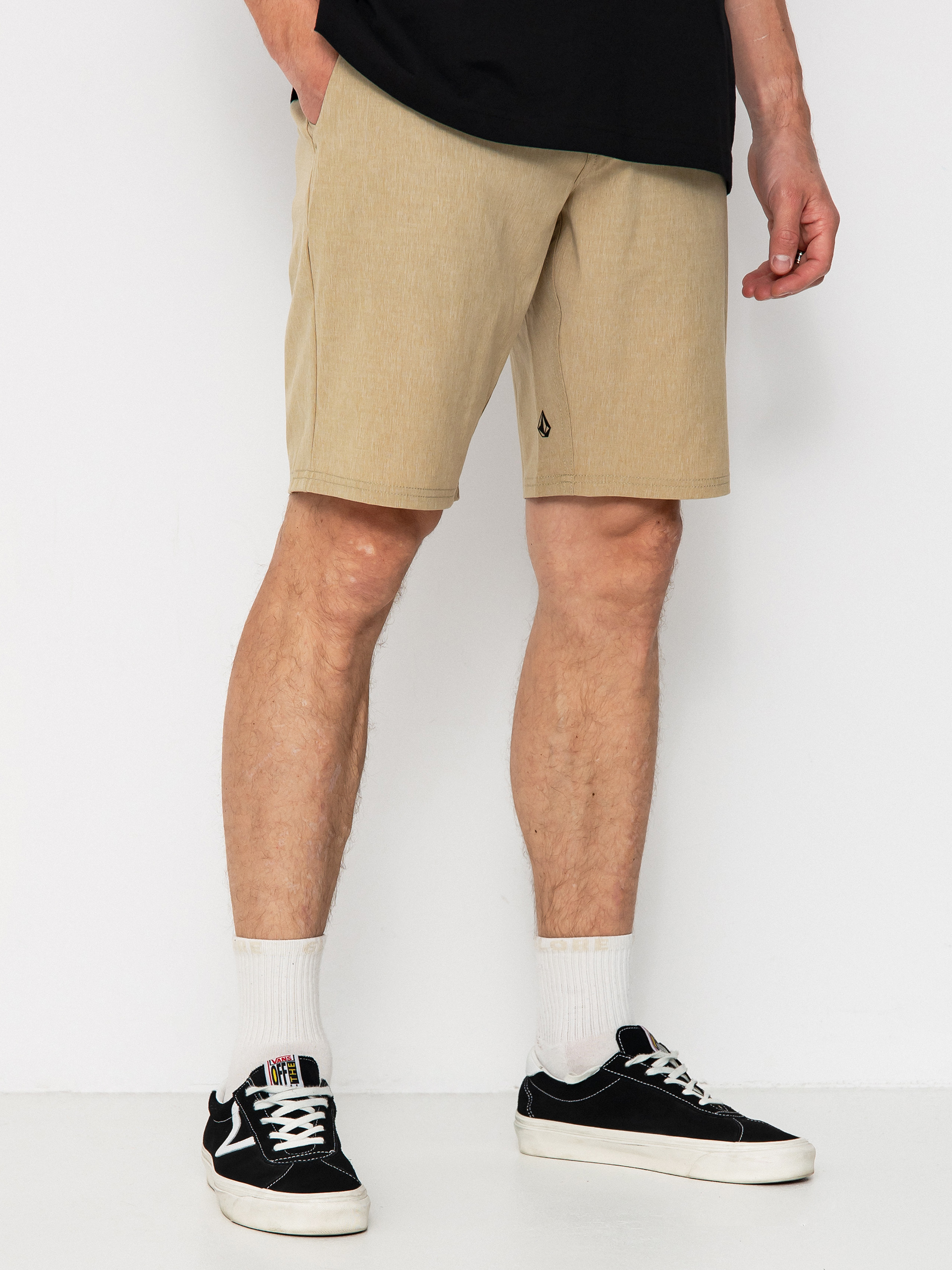 Szorty Volcom Frickin Cross Shred Static 20 (dark khaki)