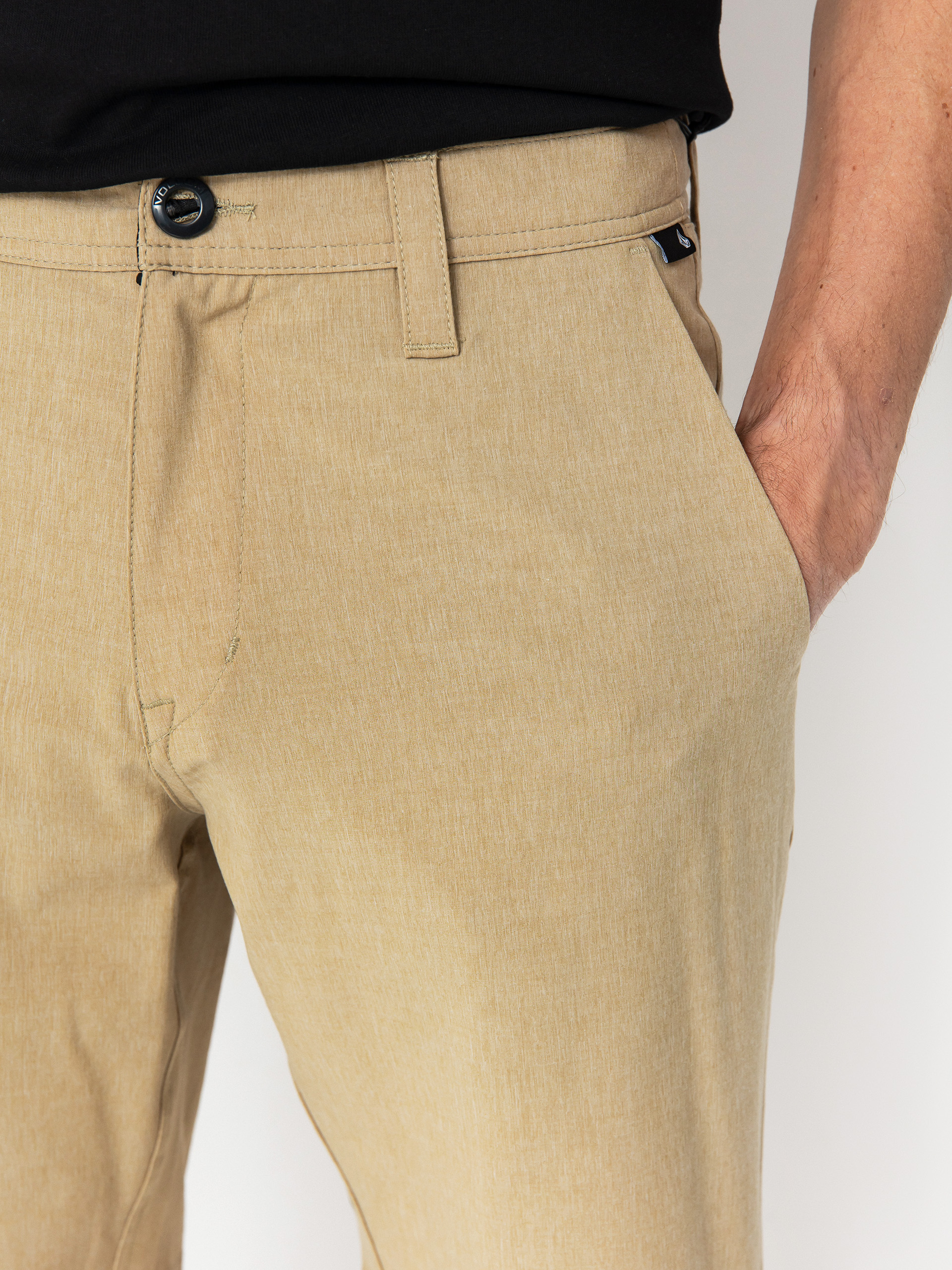 Szorty Volcom Frickin Cross Shred Static 20 (dark khaki)