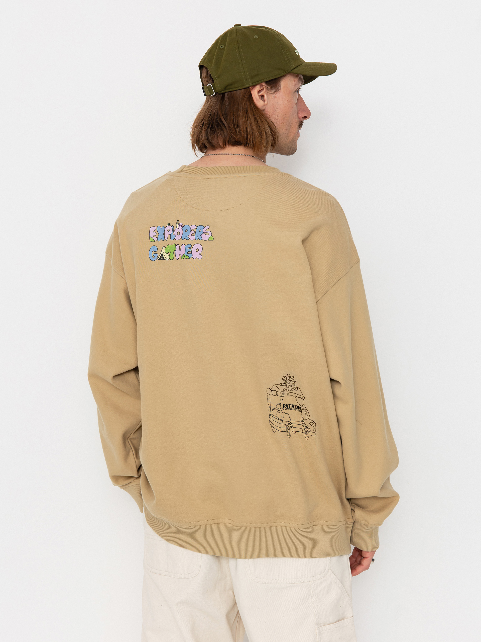 Bluza The North Face Mountain Cleanup Oversized (khaki stone)