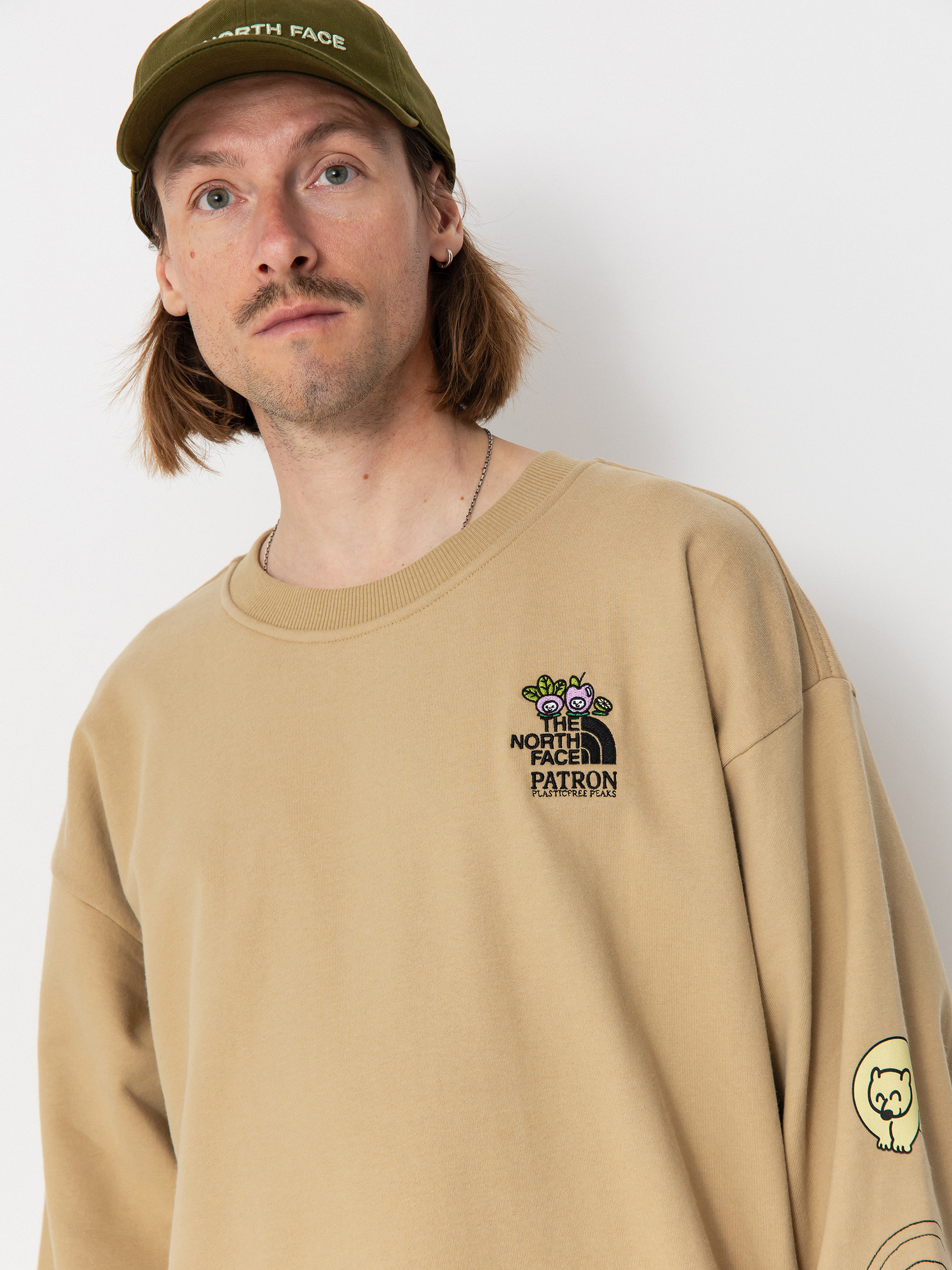 Bluza The North Face Mountain Cleanup Oversized (khaki stone)