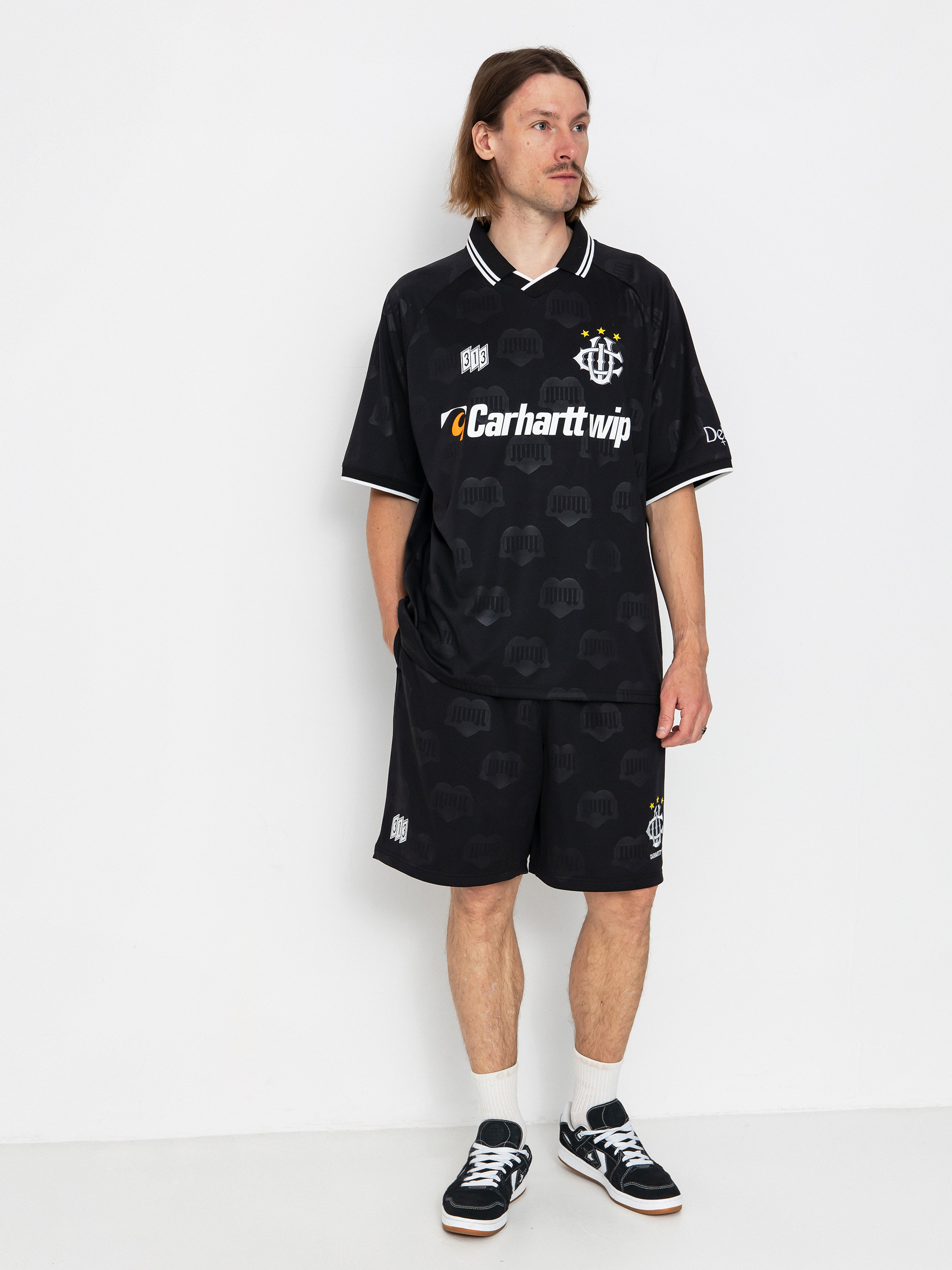 T-shirt Carhartt WIP Hartts Football (heart train jacquard/black)