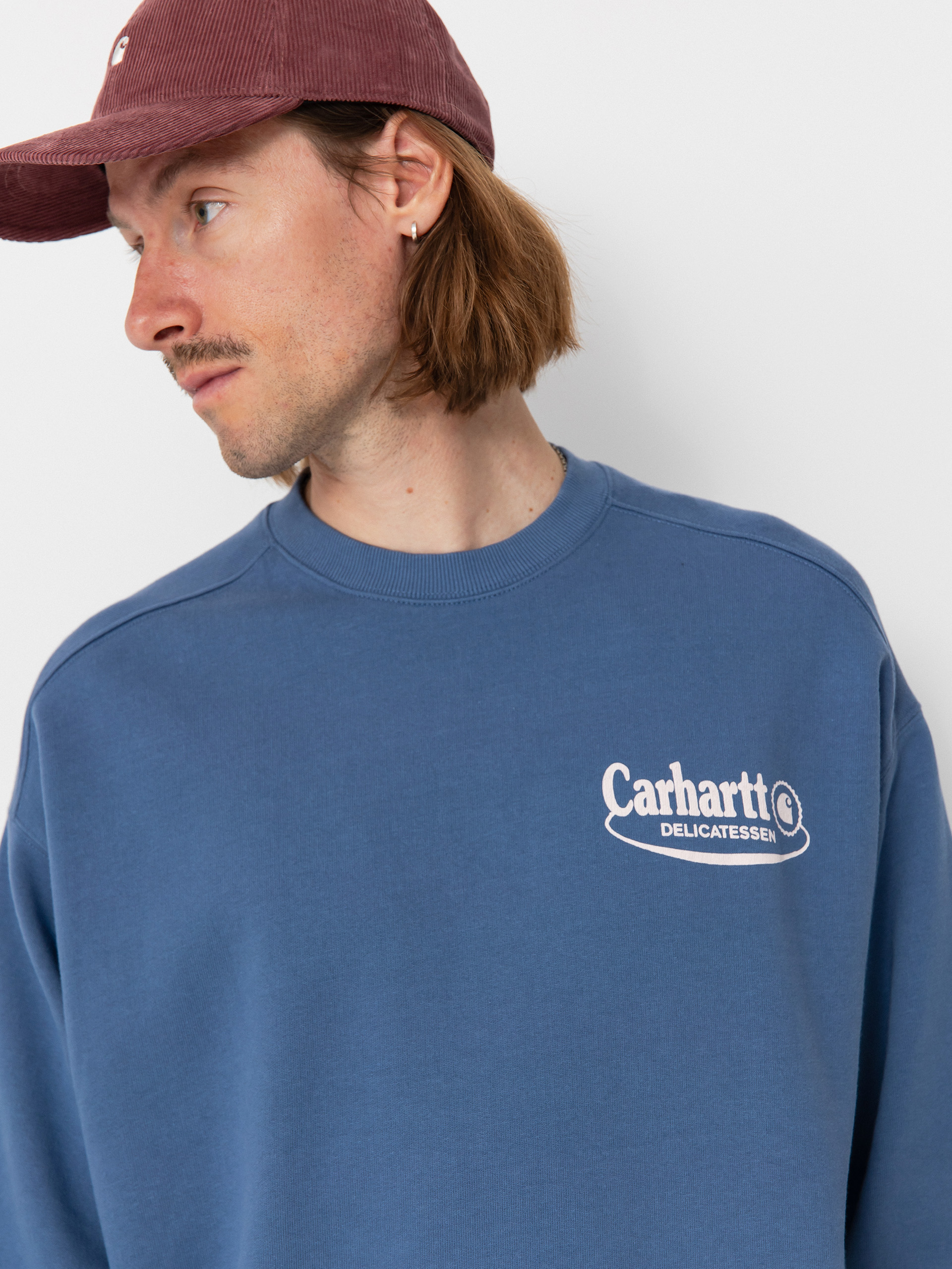 Bluza Carhartt WIP Catalogue (blue iris/air pink)