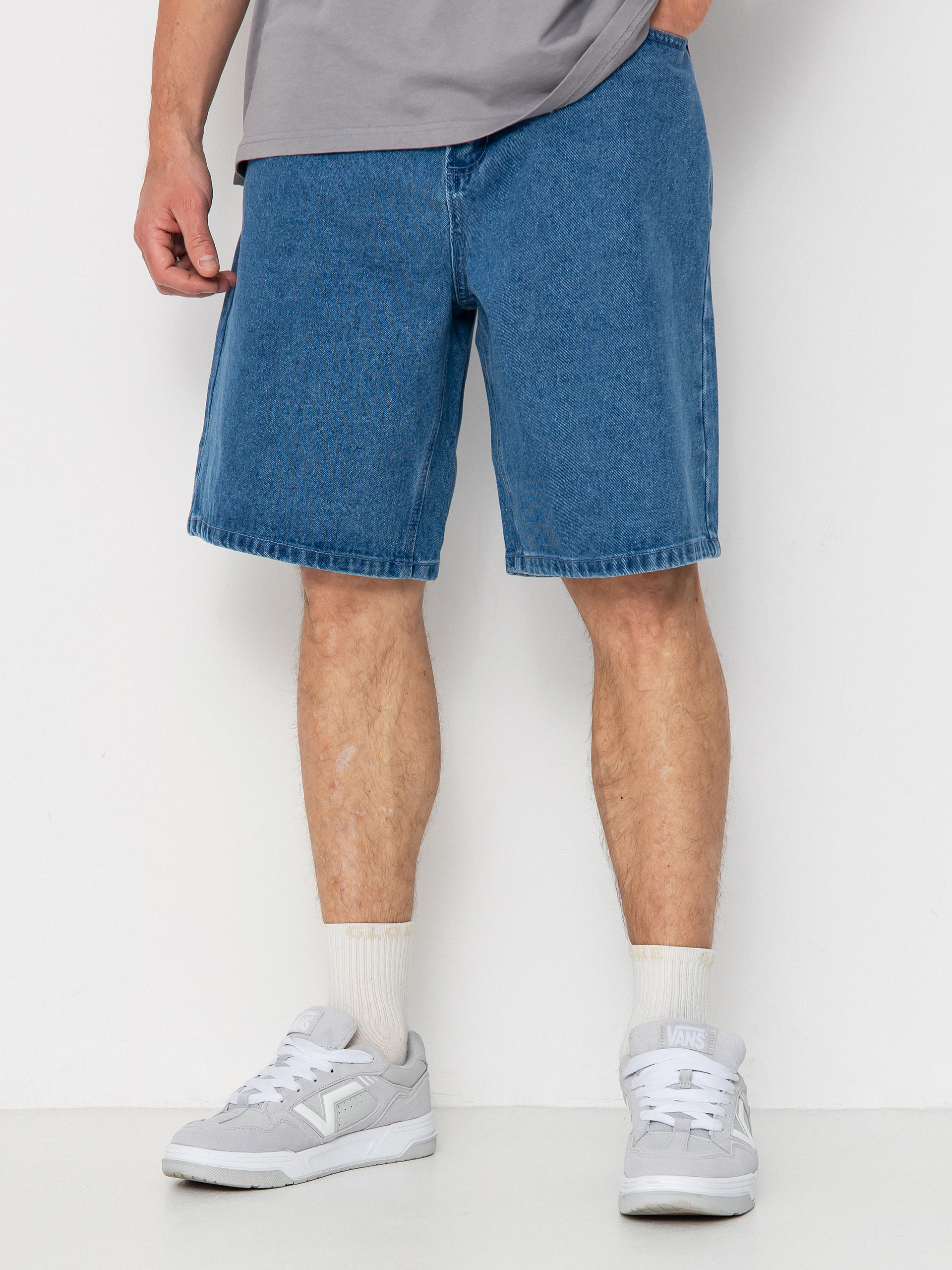 Szorty OBEY Bigwig Baggy Denim (light indigo)