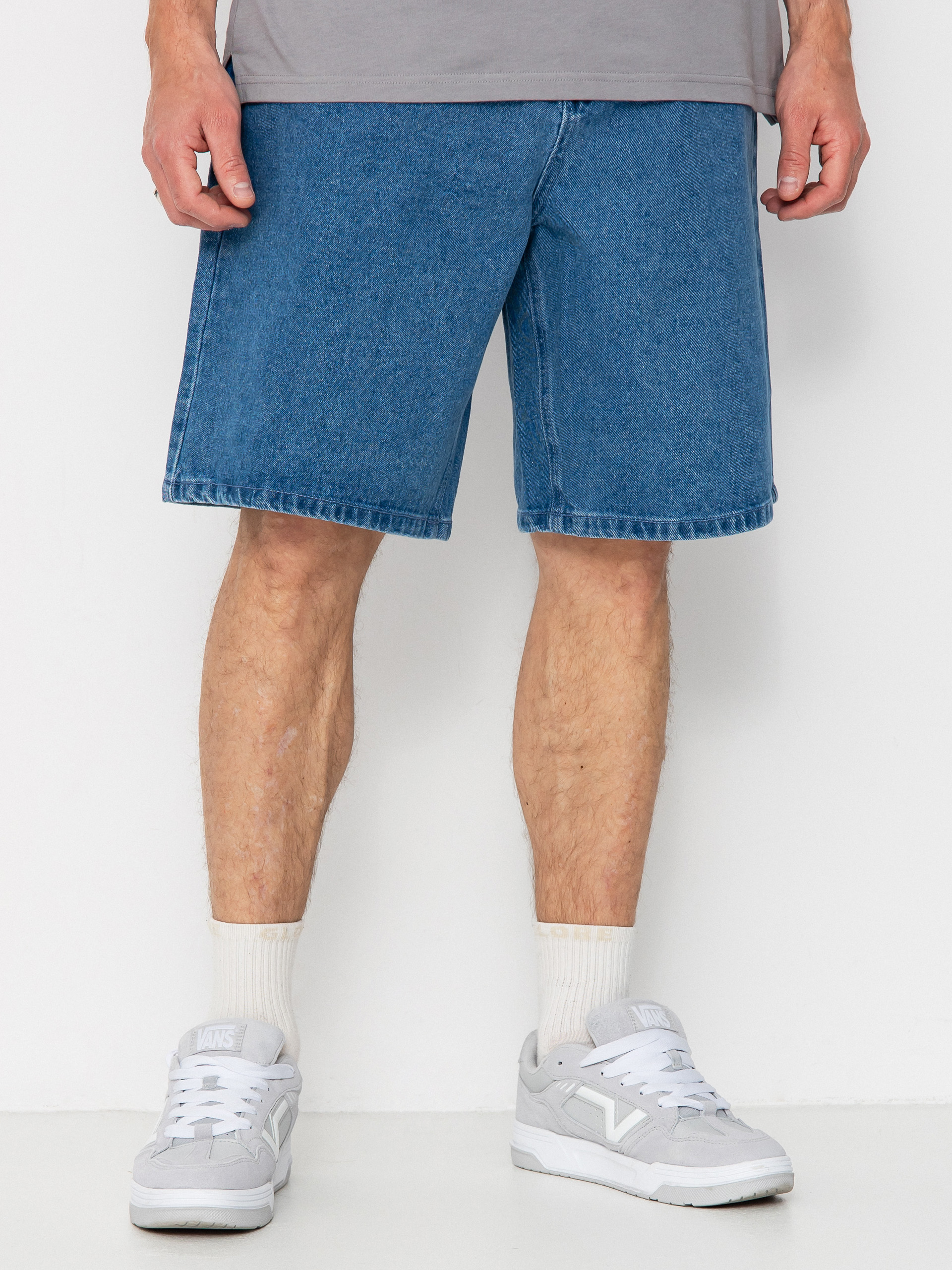 Szorty OBEY Bigwig Baggy Denim (light indigo)