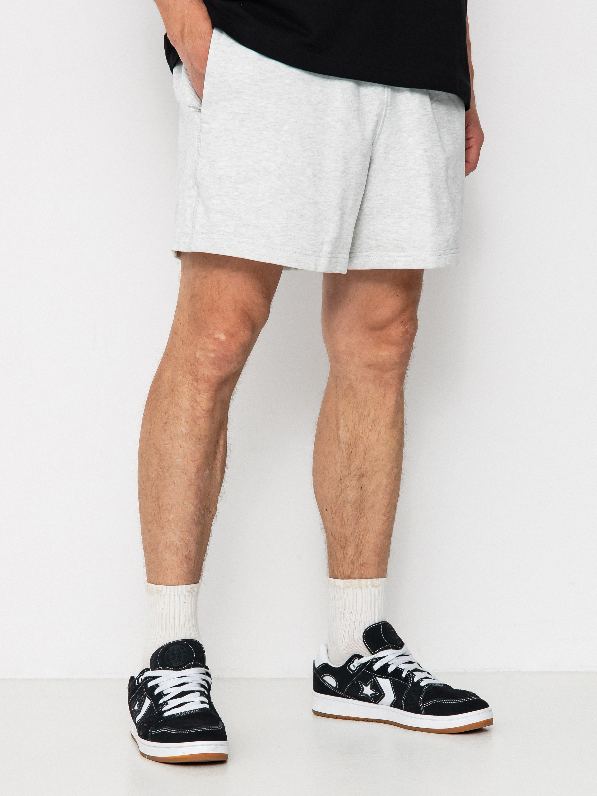 Szorty New Balance Athletics French (ashheath)