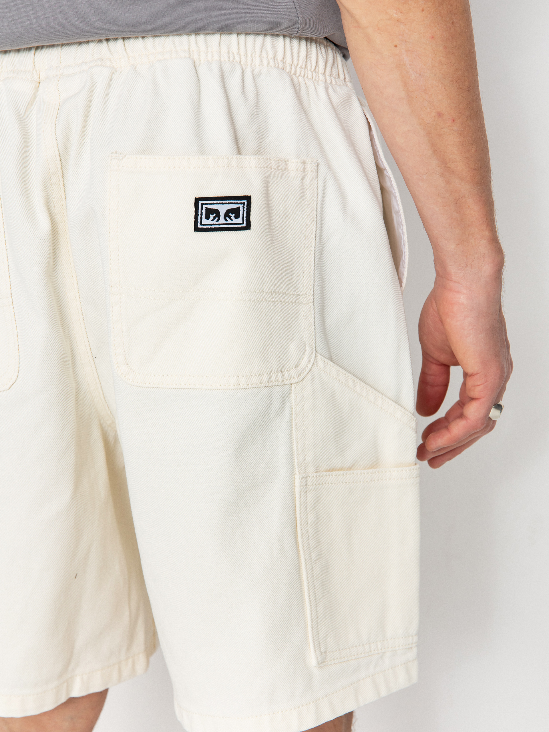Szorty OBEY Easy Denim Carpenter (unbleached faded wash)
