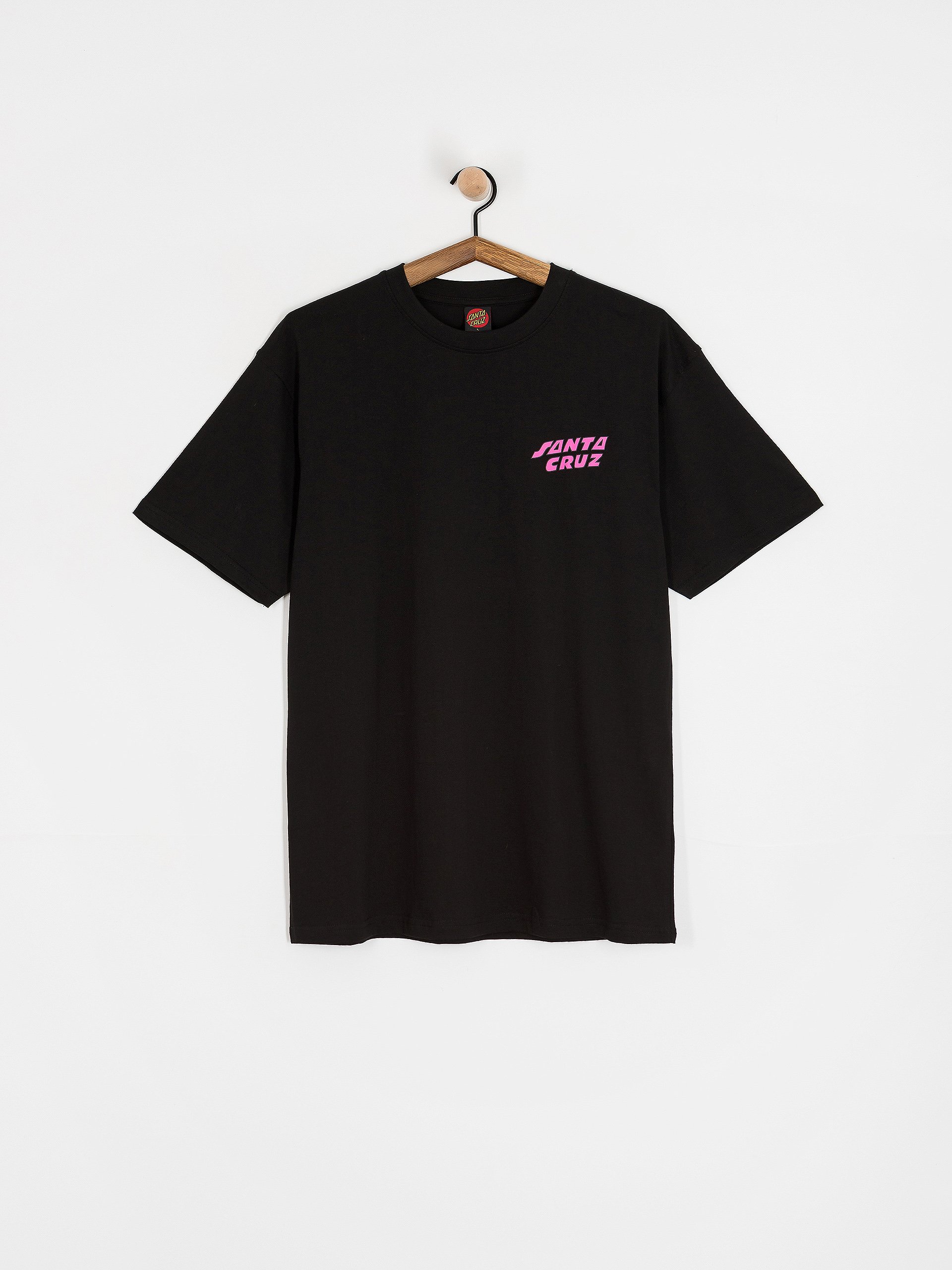 ★Santa Cruz Grabke All Around T-Shirt 関税込★ T-shirt Santa Cruz Grabke All Around Stack - czarny (black)