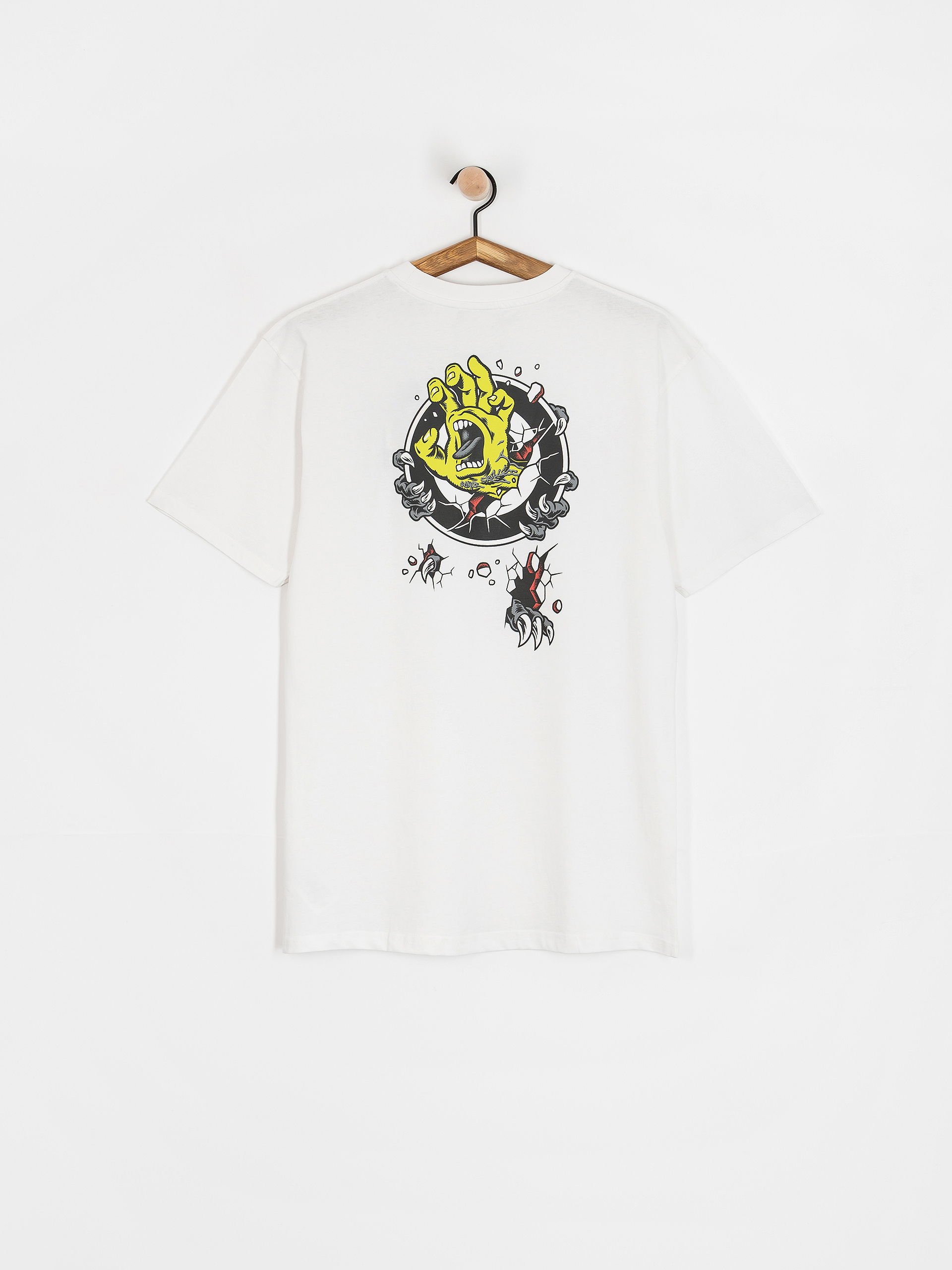 T-shirt Santa Cruz Roskopp Screaming Target (white)