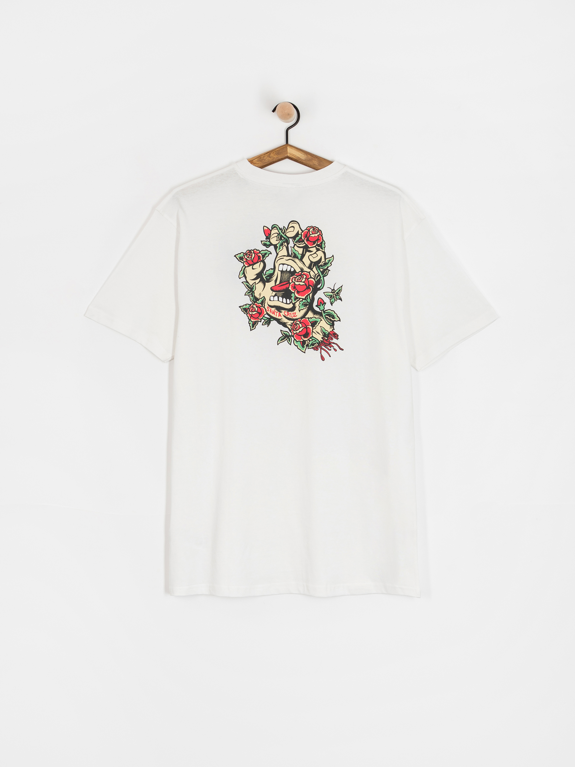 T-shirt Santa Cruz Screaming Rose Flash (white)