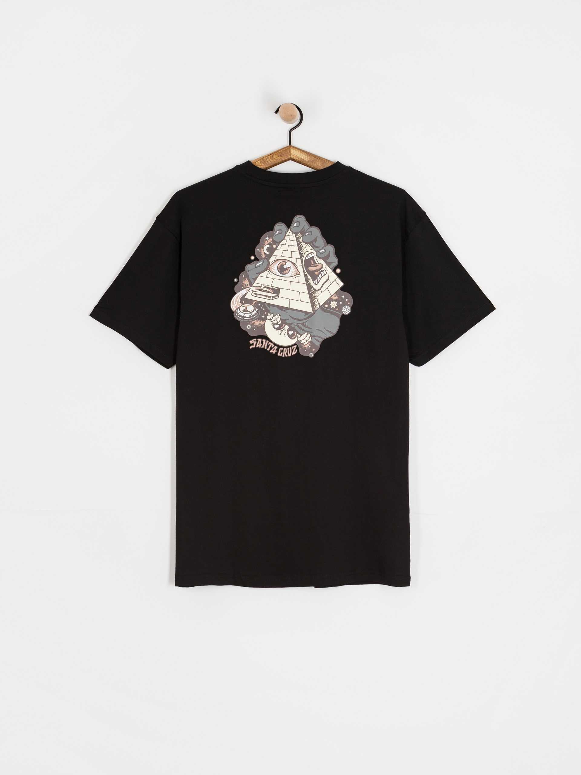 T-shirt Santa Cruz Knibbs Invasion Hand Strip (black)