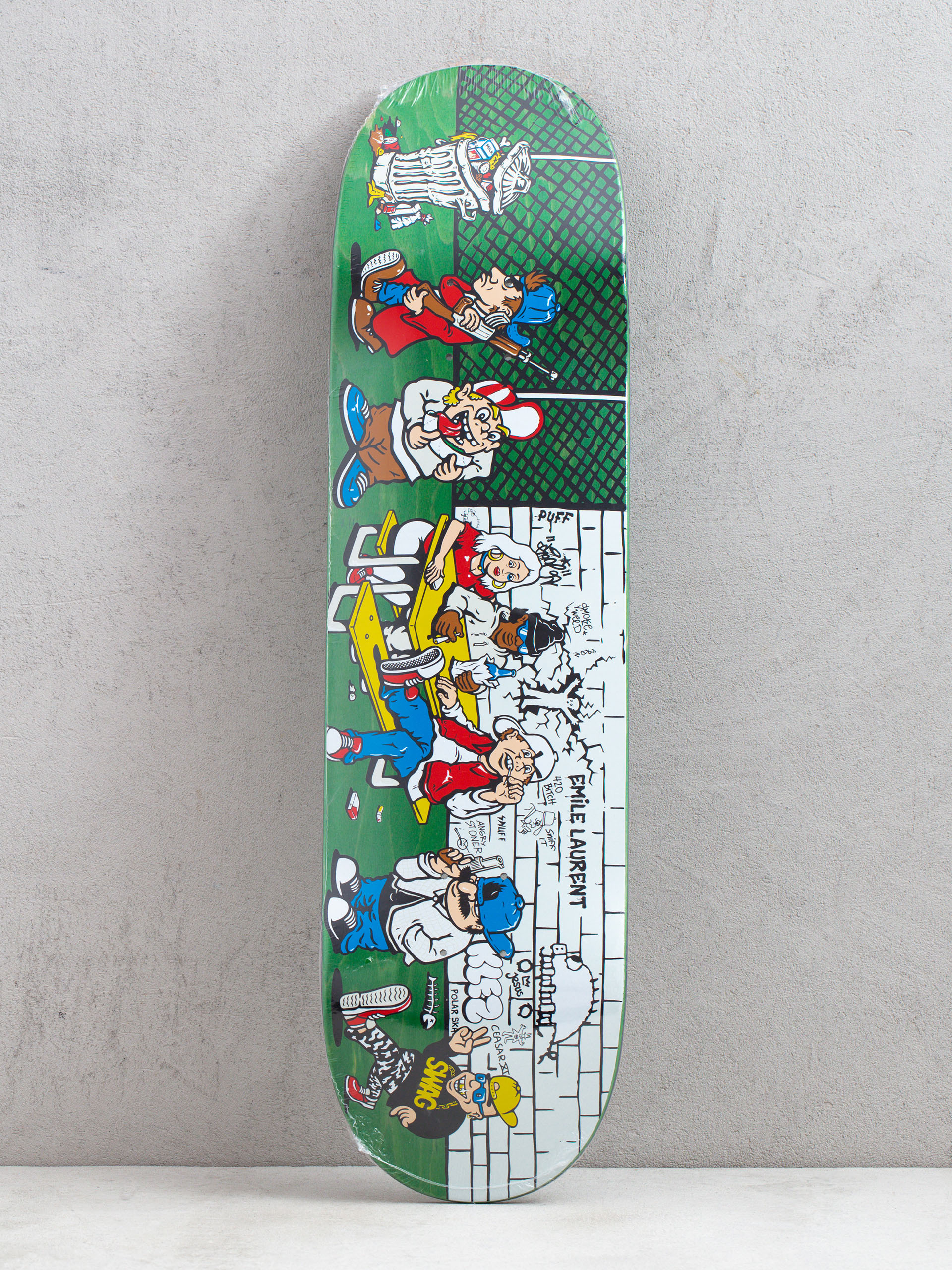 Deck Polar Skate Emile Laurent High School (green)